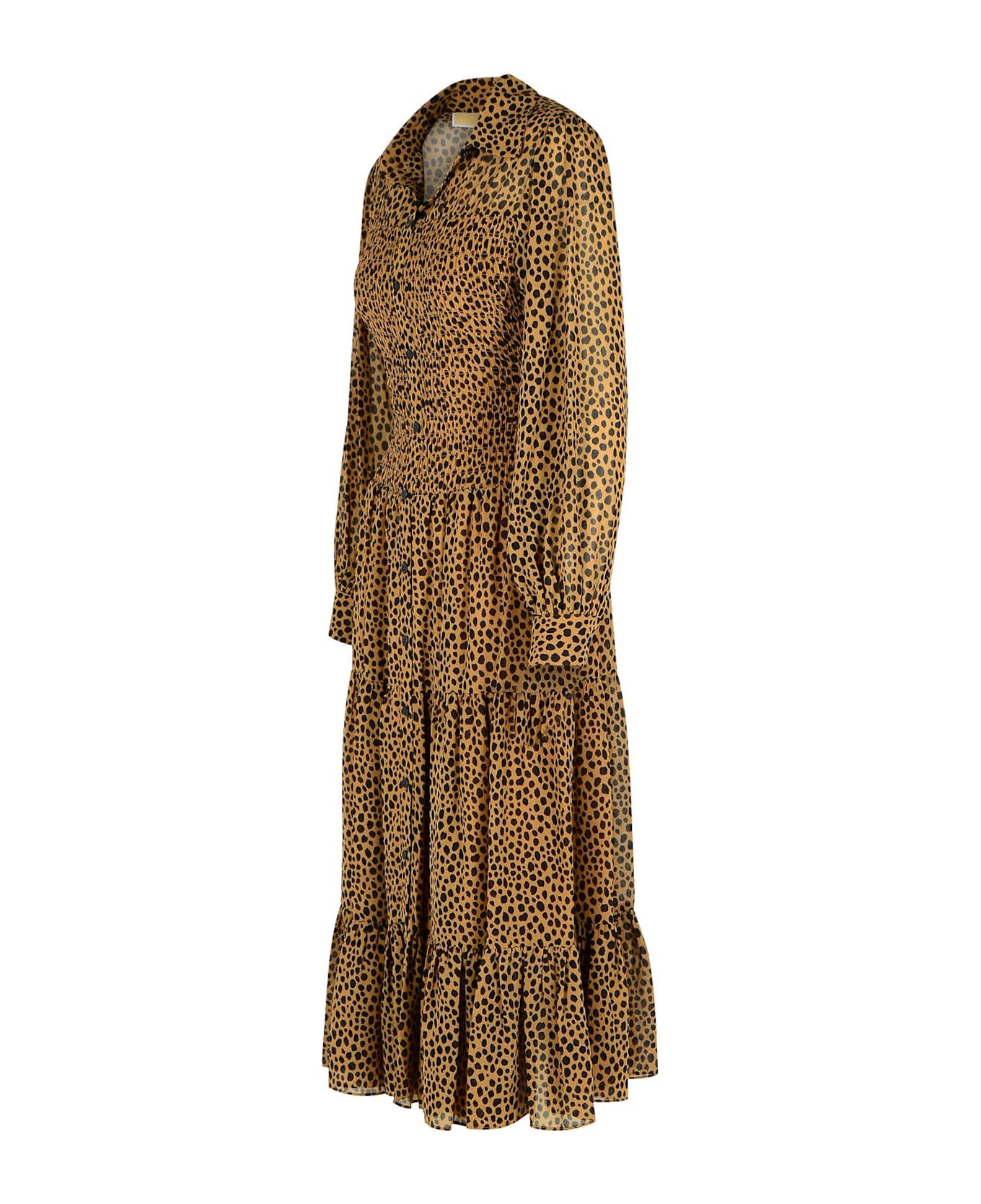MICHAEL Michael Kors 
leopardato
 Brown Polyester Dress - Brown