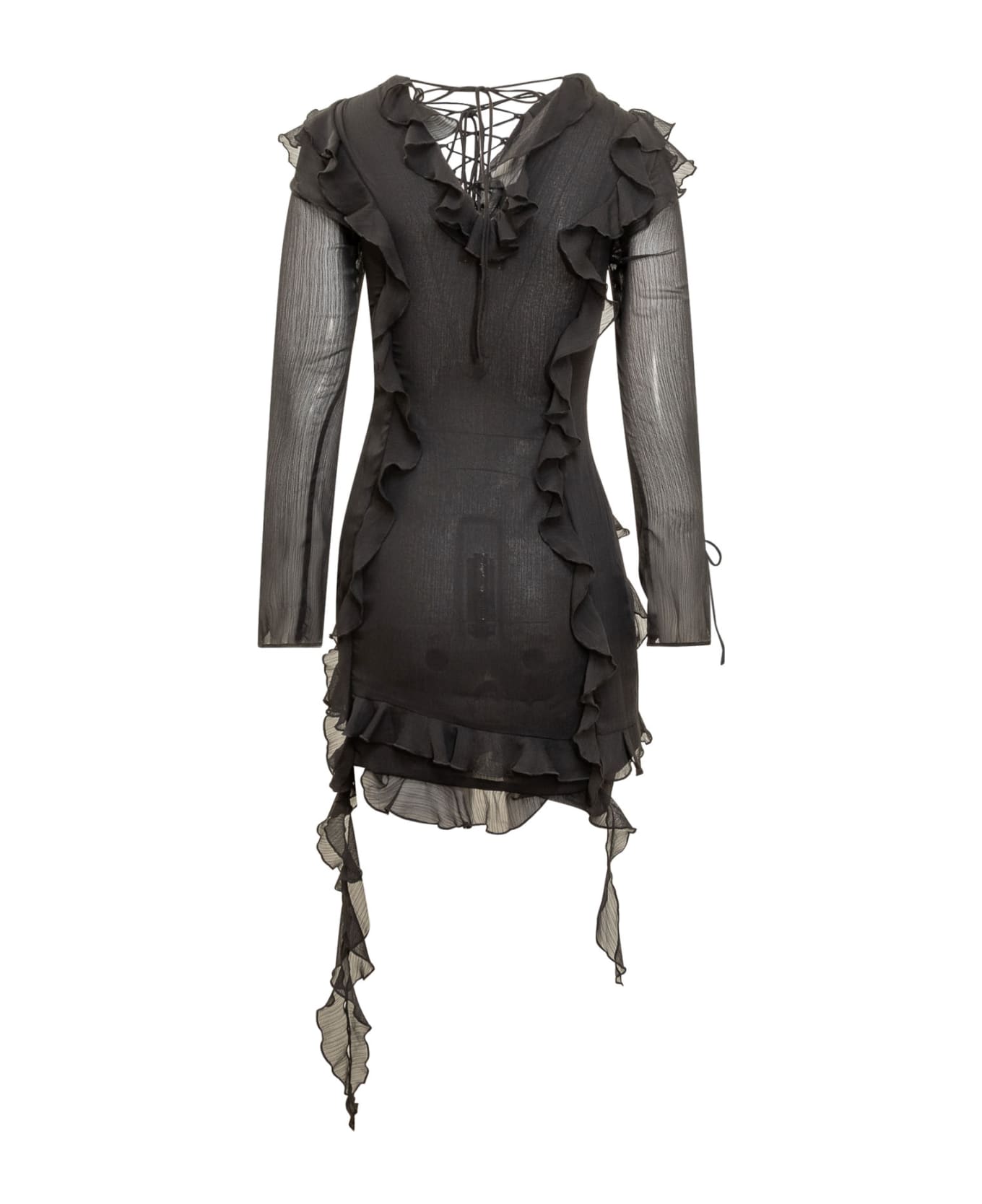 De La Vali Siren Mini Dress - BLACK ワンピース＆ドレス