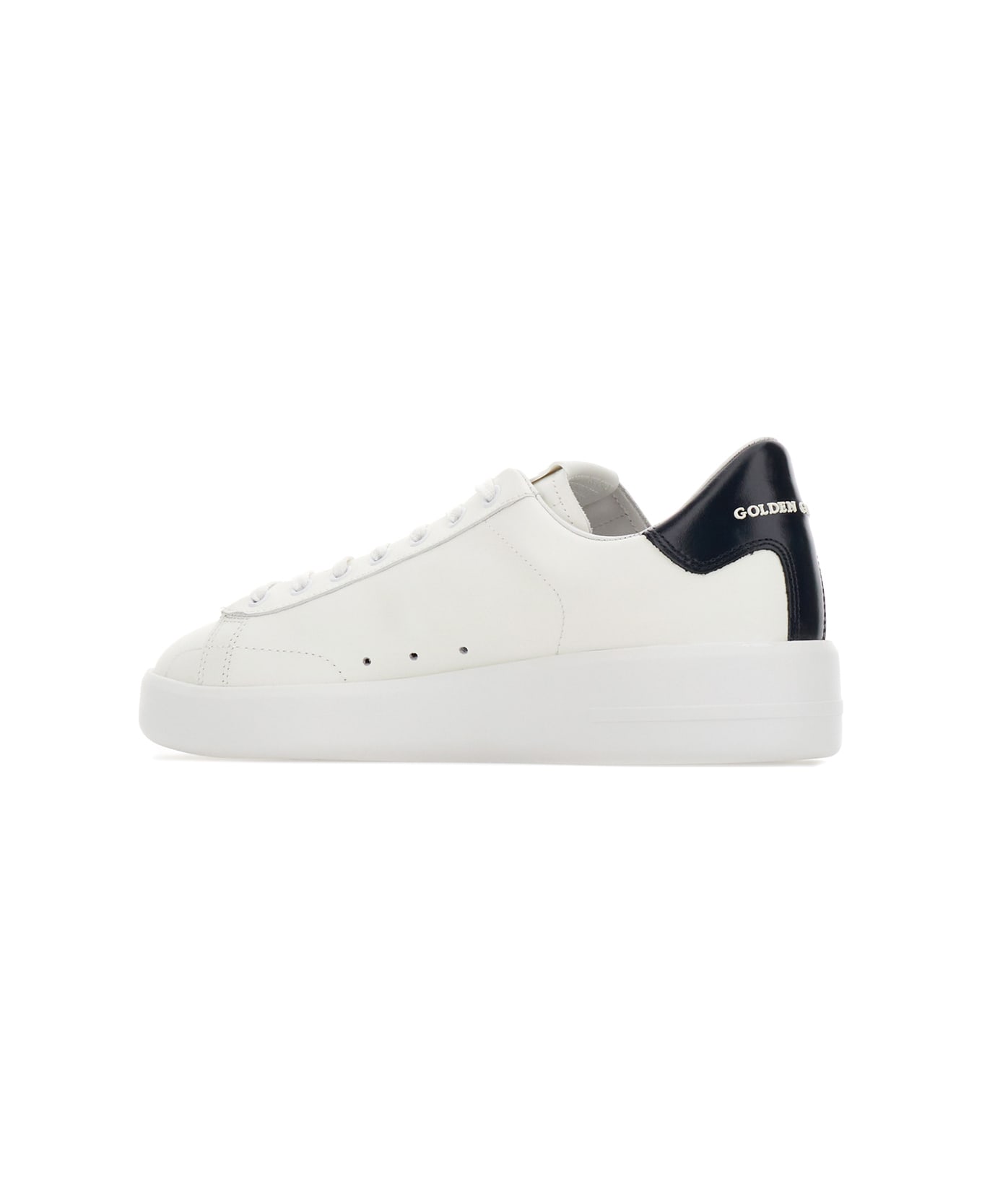 White Leather Pure Star Sneakers - Thumbnail 1