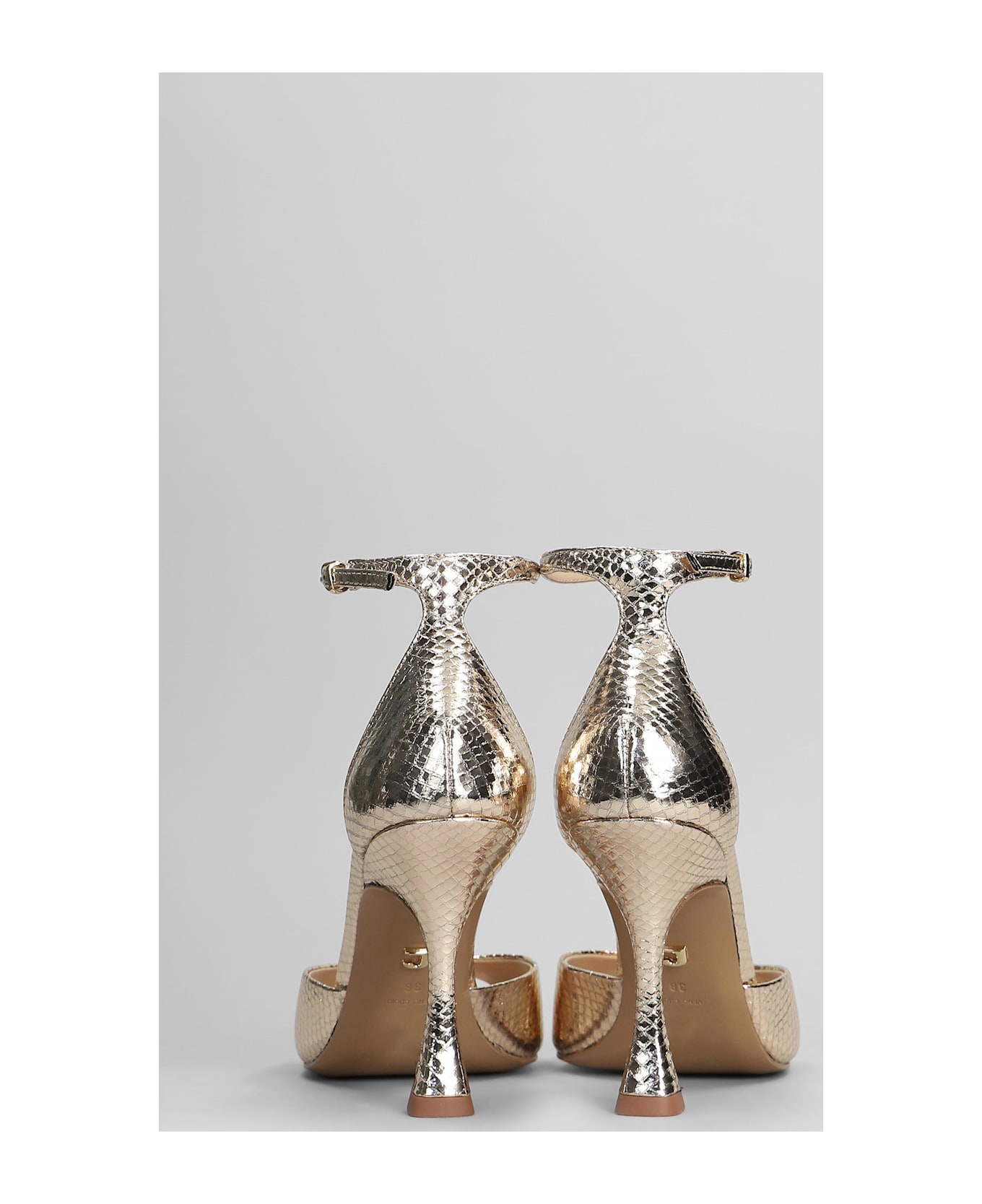 Lola Cruz Kumala 95 Sandals In Platinum Leather - platinum