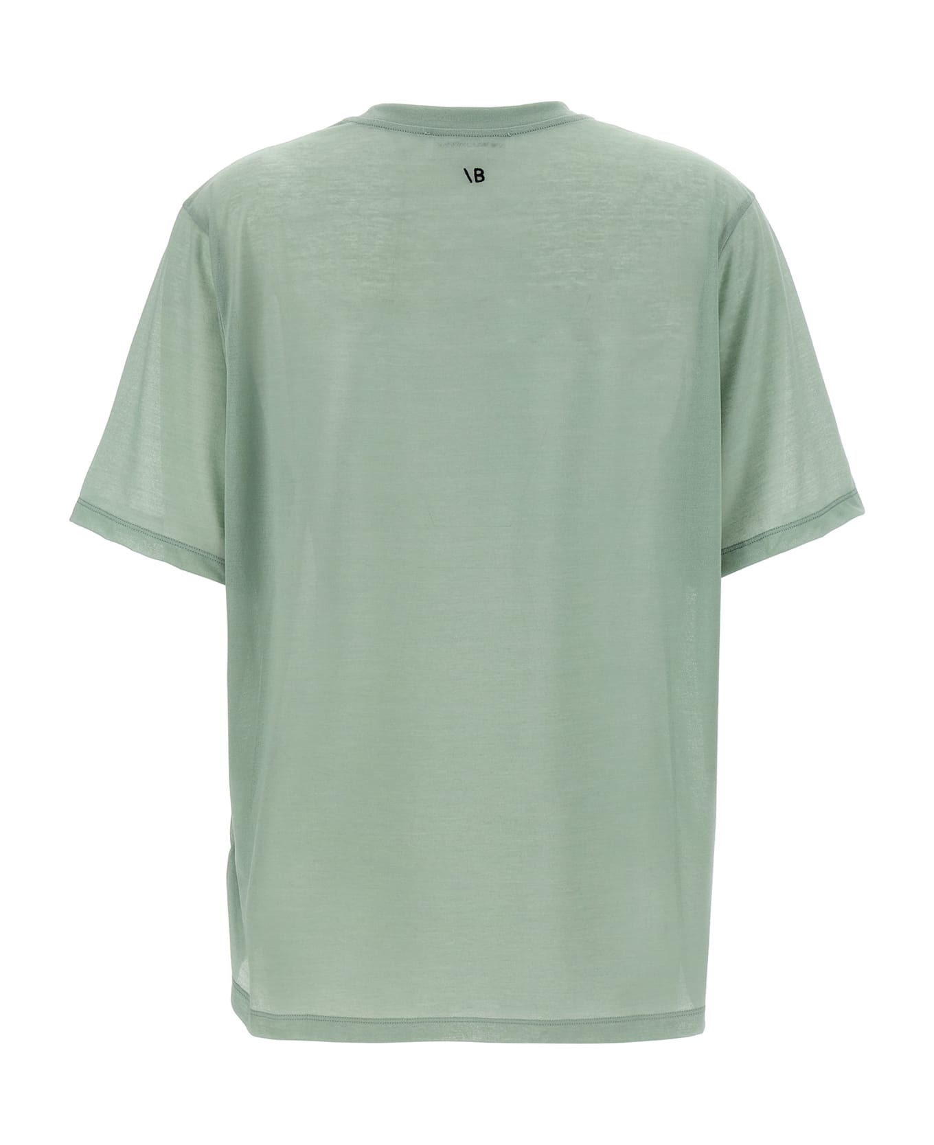 Victoria Beckham Logo Embroidery T-shirt - Green
