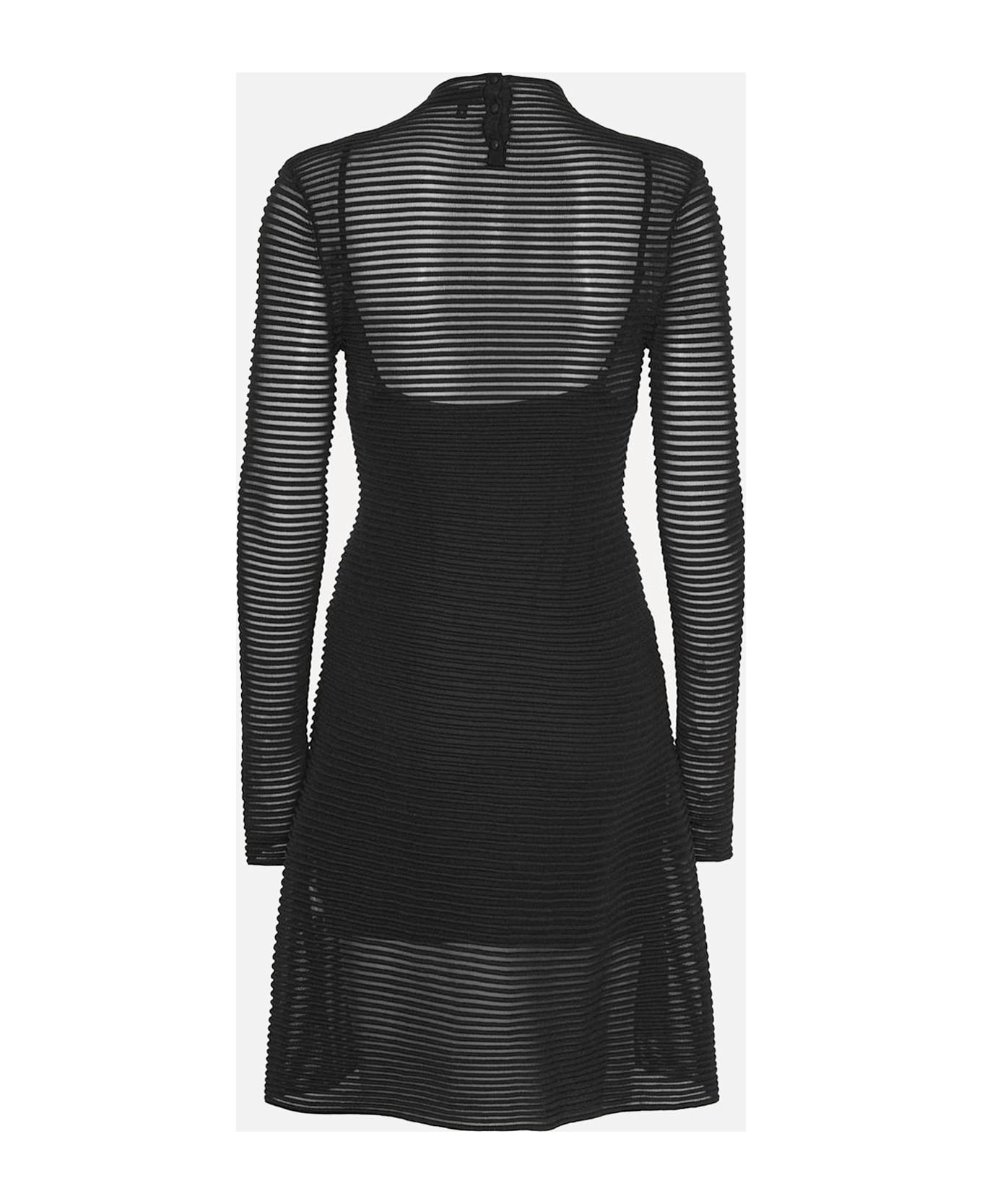 Rotate by Birger Christensen Knitted Dress - Black