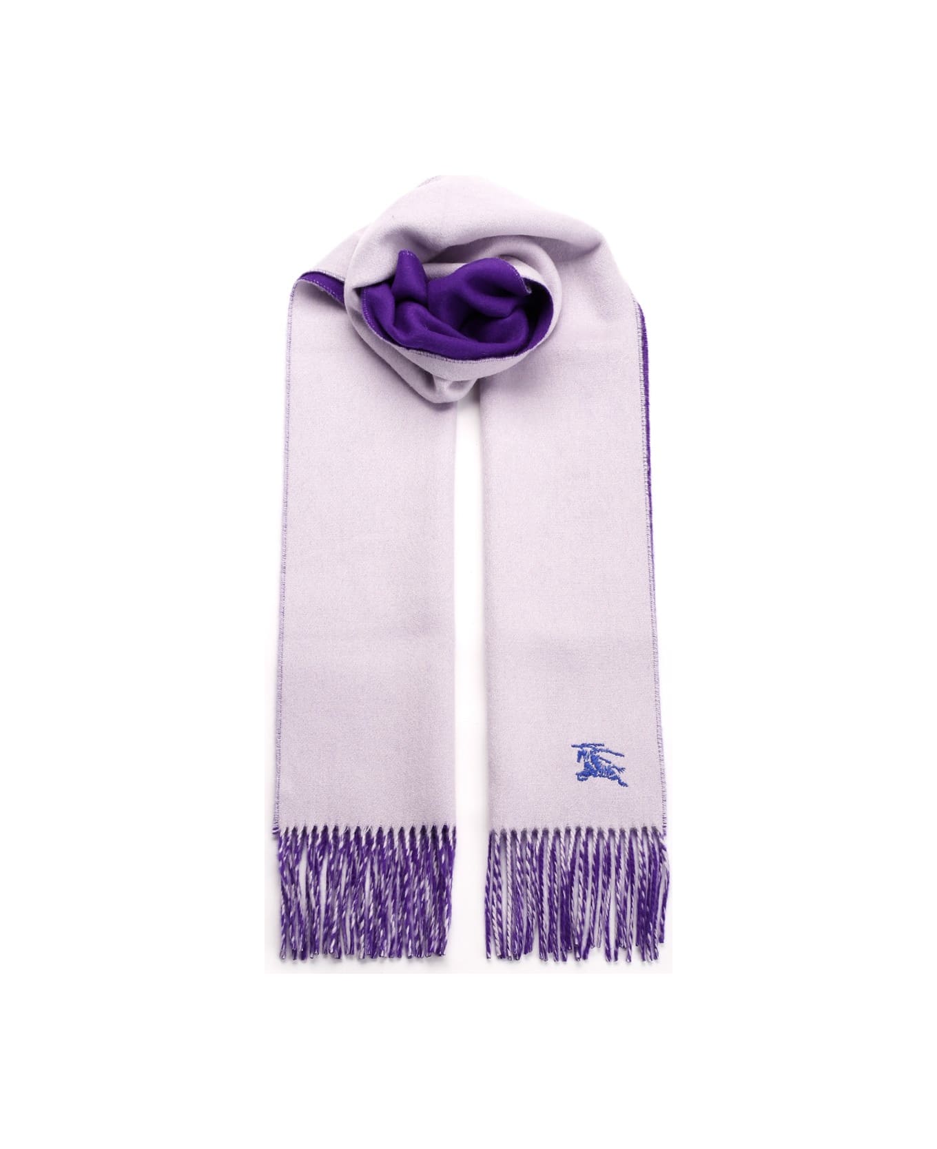 Burberry Purple Cashmere Scarf - Multicolor スカーフ＆ストール