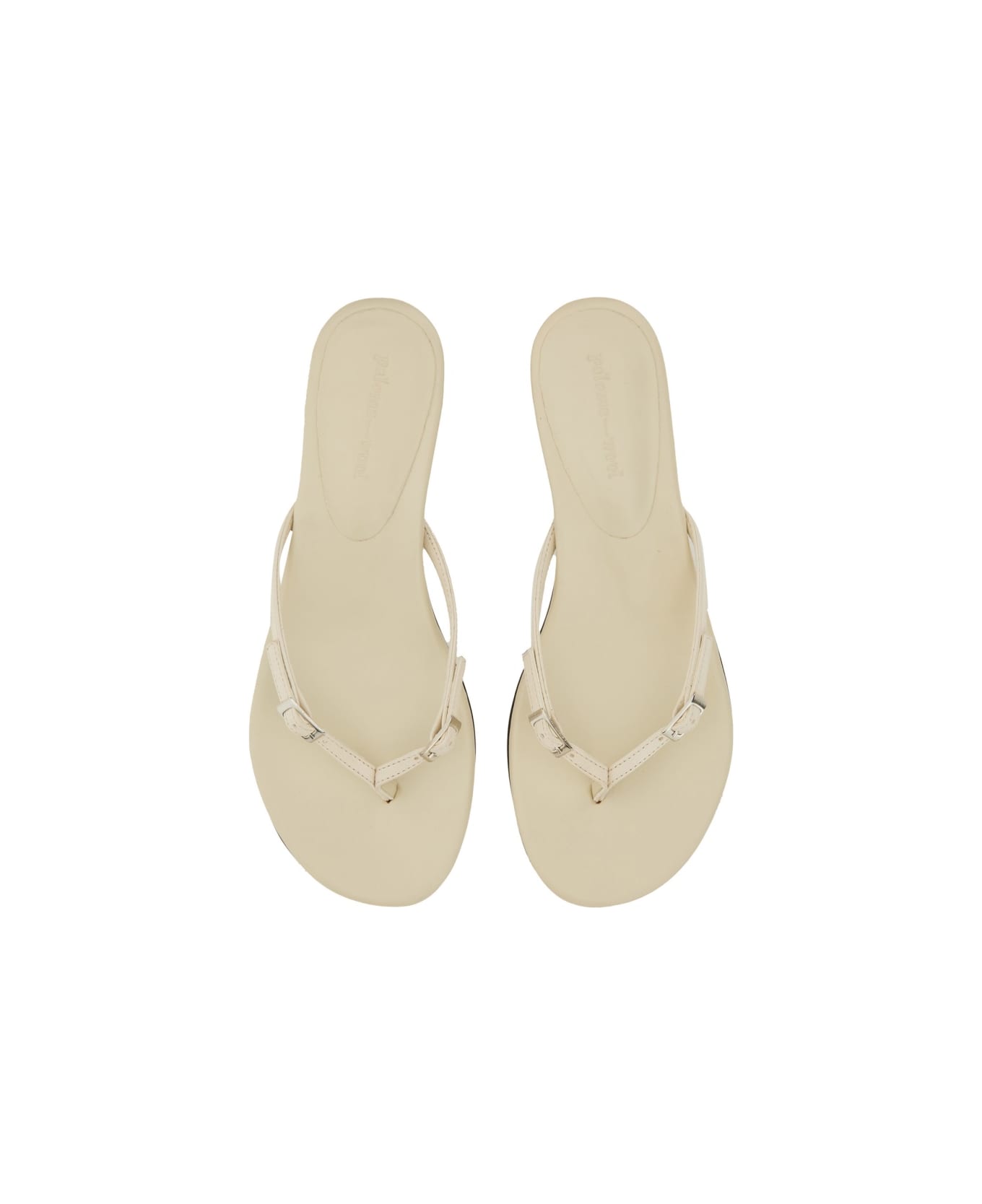 Paloma Wool Thong Sandal "mica" - WHITE