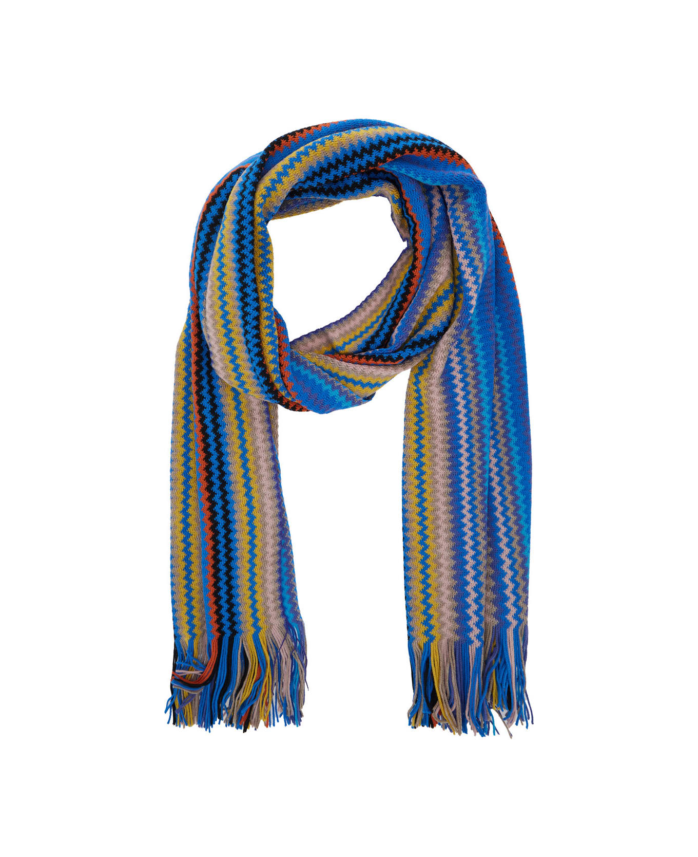 Missoni Sciarpa 40/45x180+fr. Ua209 - Multicolor