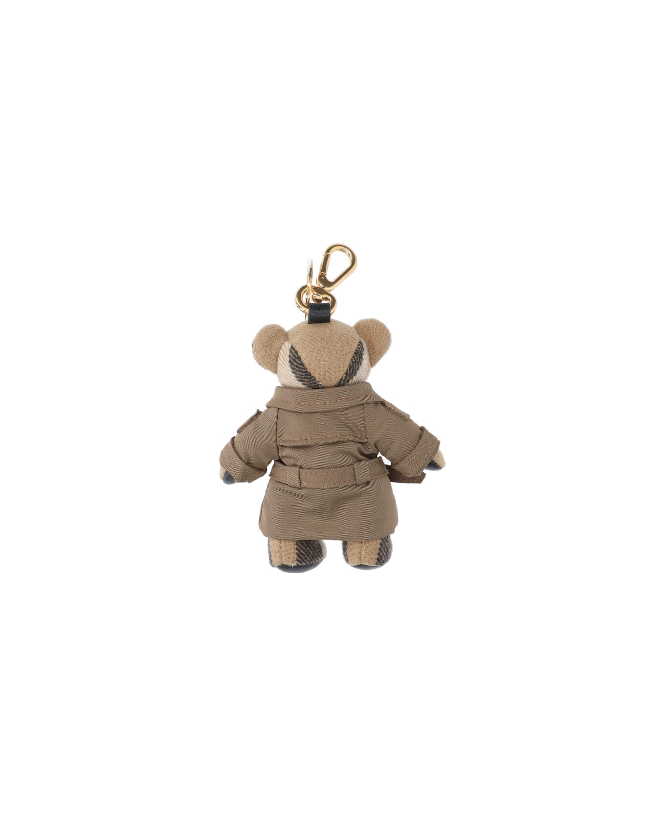 Burberry "thomas" Teddy Bear Keyring Charm - Brown