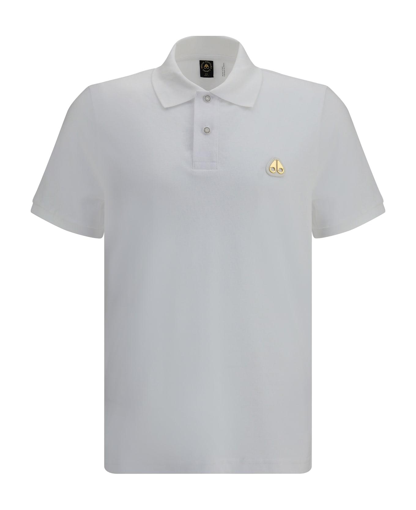 Moose Knuckles Everett Gold Polo Shirt