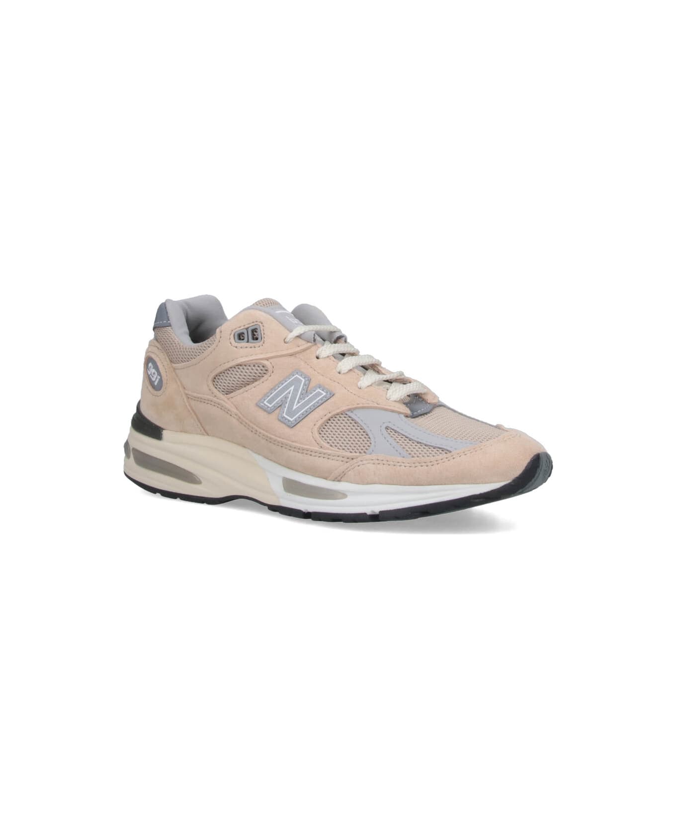 New Balance "made In Uk U991v2" Sneakers - Beige