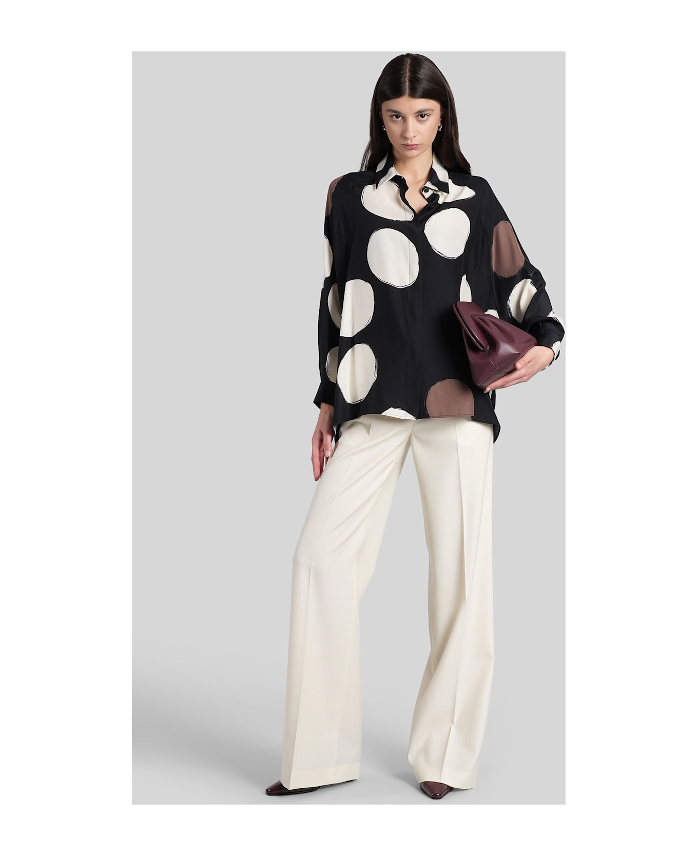 Gianluca Capannolo Valerie Pant Pants In Beige Wool - beige