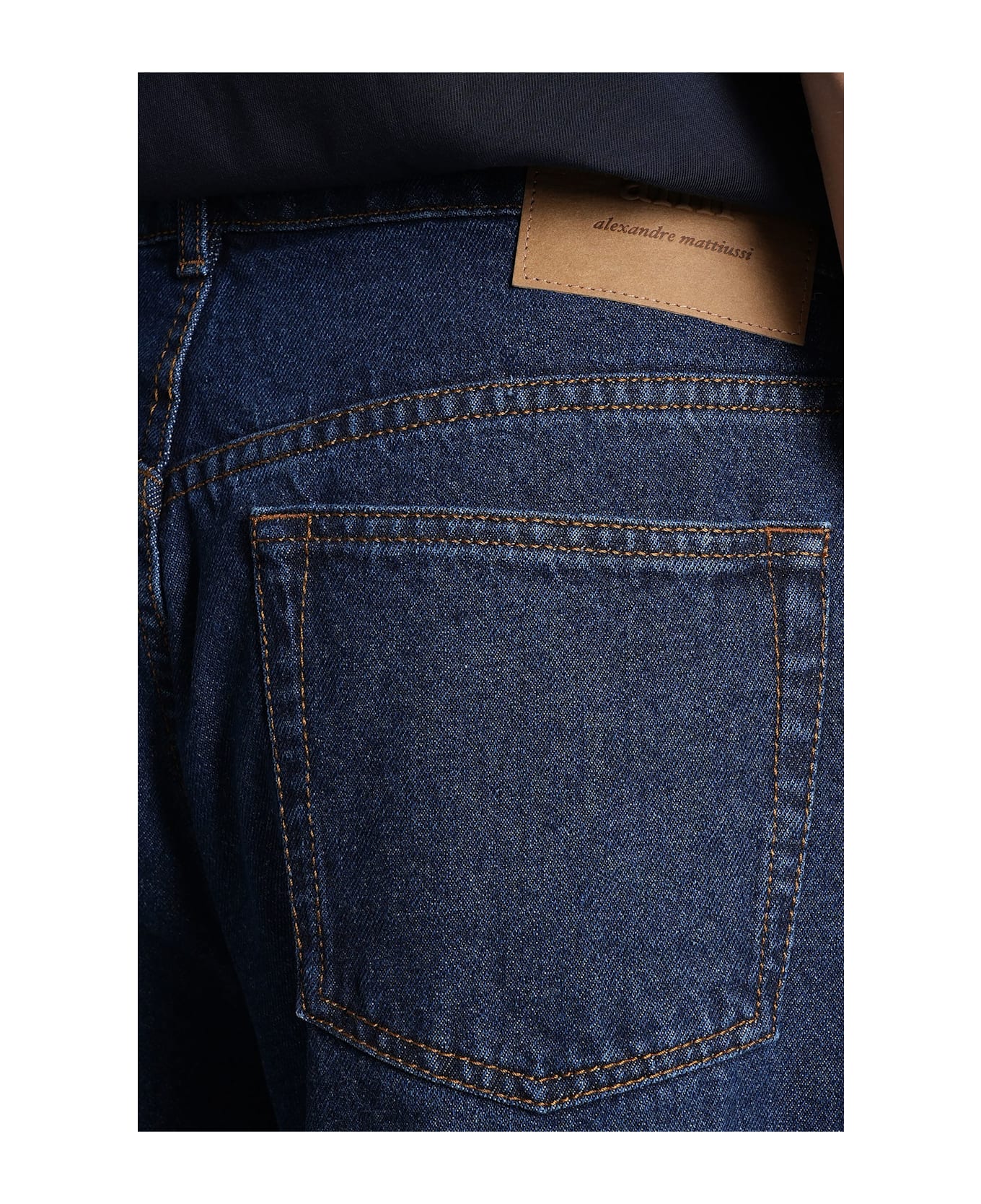 Ami Alexandre Mattiussi Jeans In Blue Cotton - blue
