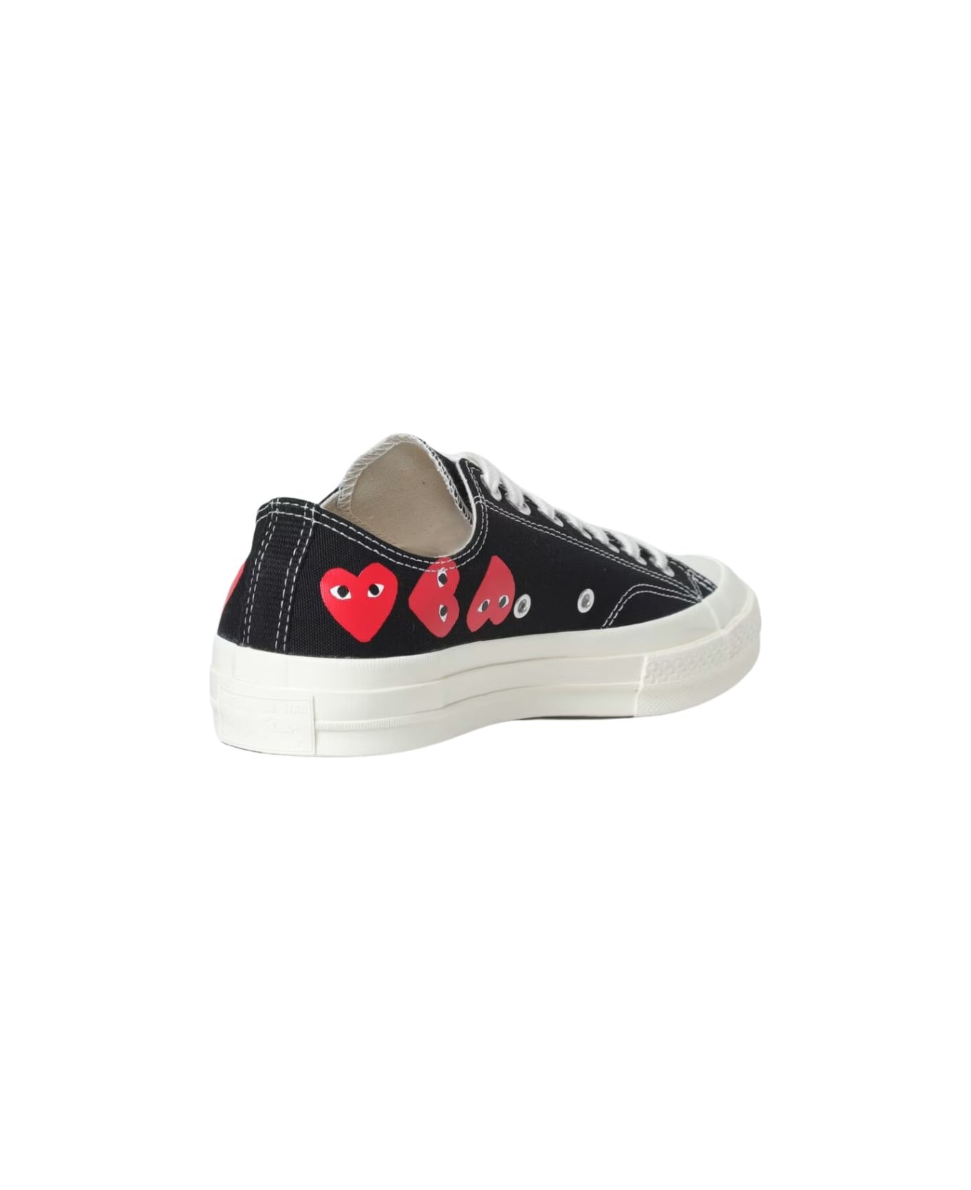 Comme des Garçons Play Converse Multi Heart Low Top Sneakers - Black スニーカー