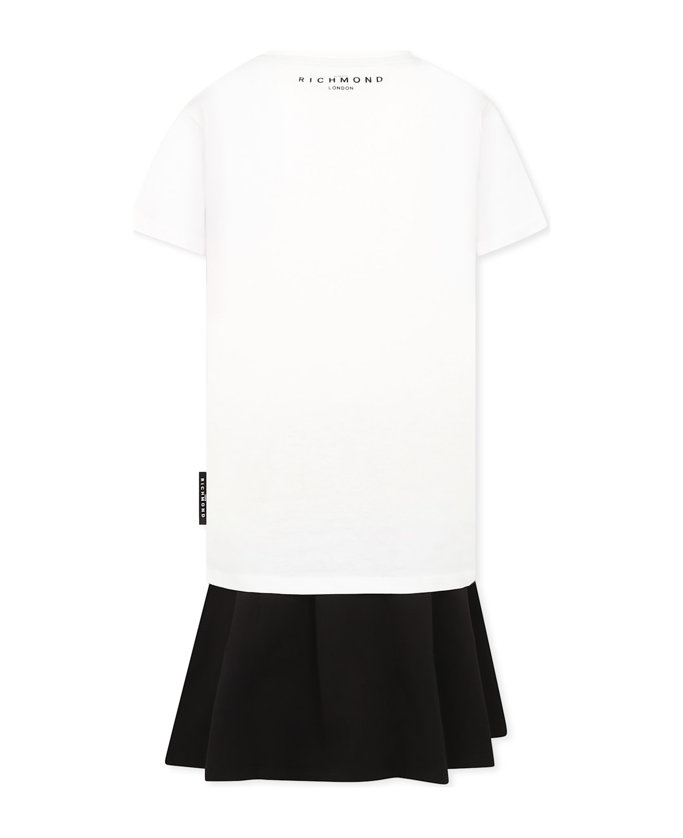 Richmond Black Suit For Girl With Logo - Black