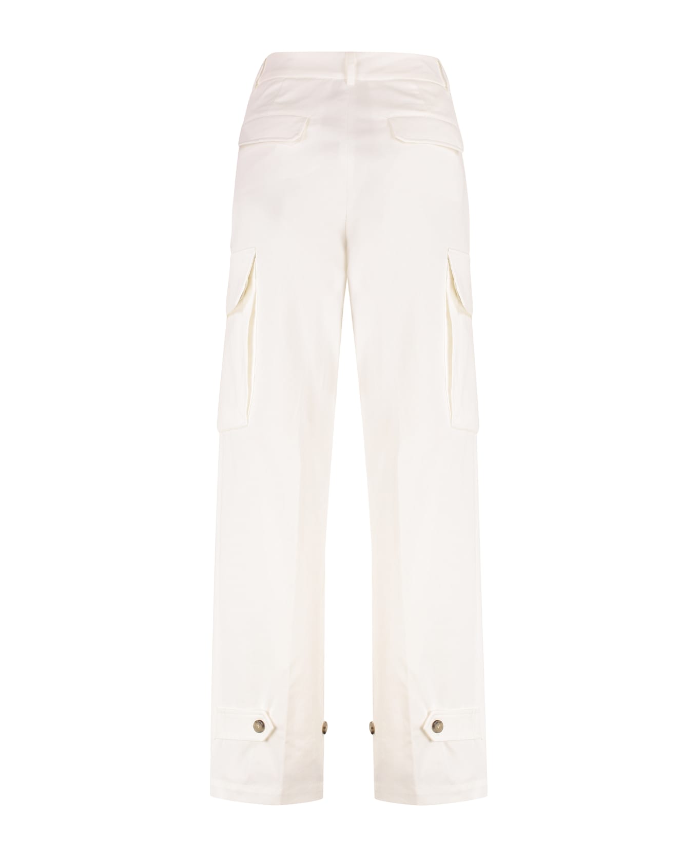 Peserico Cotton Cargo-trousers - White