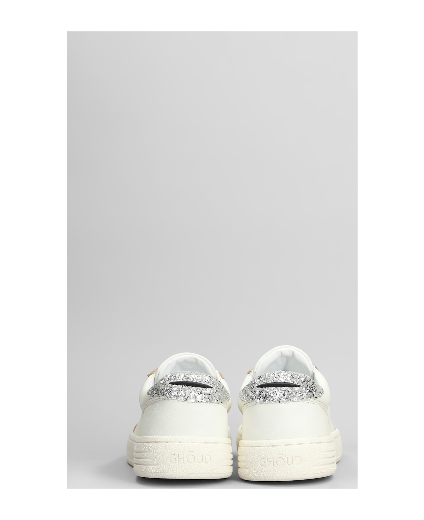 GHOUD Lido Low Sneakers In White Leather - white