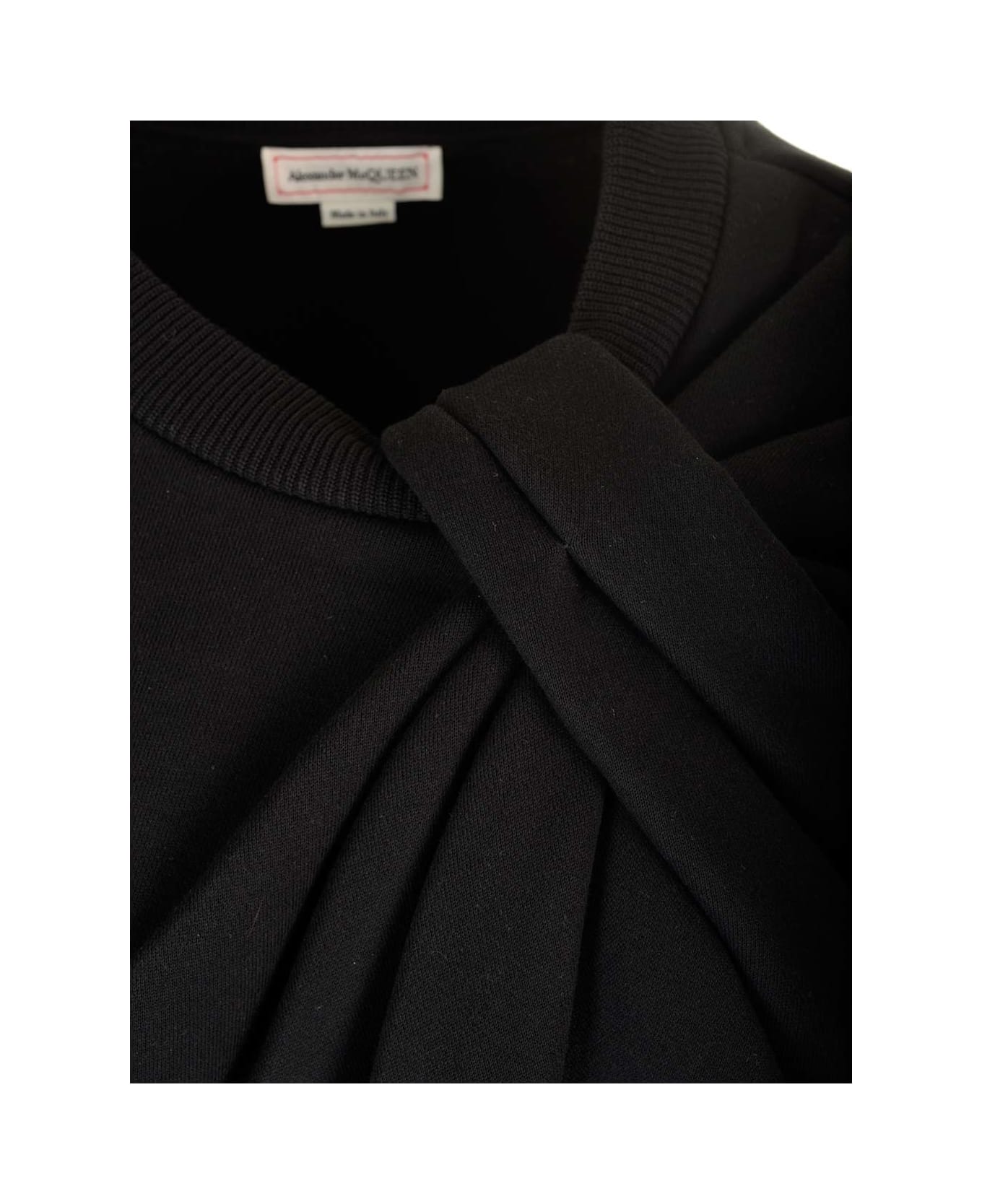 Alexander McQueen Knotted Detail Sweatshirt - Black
