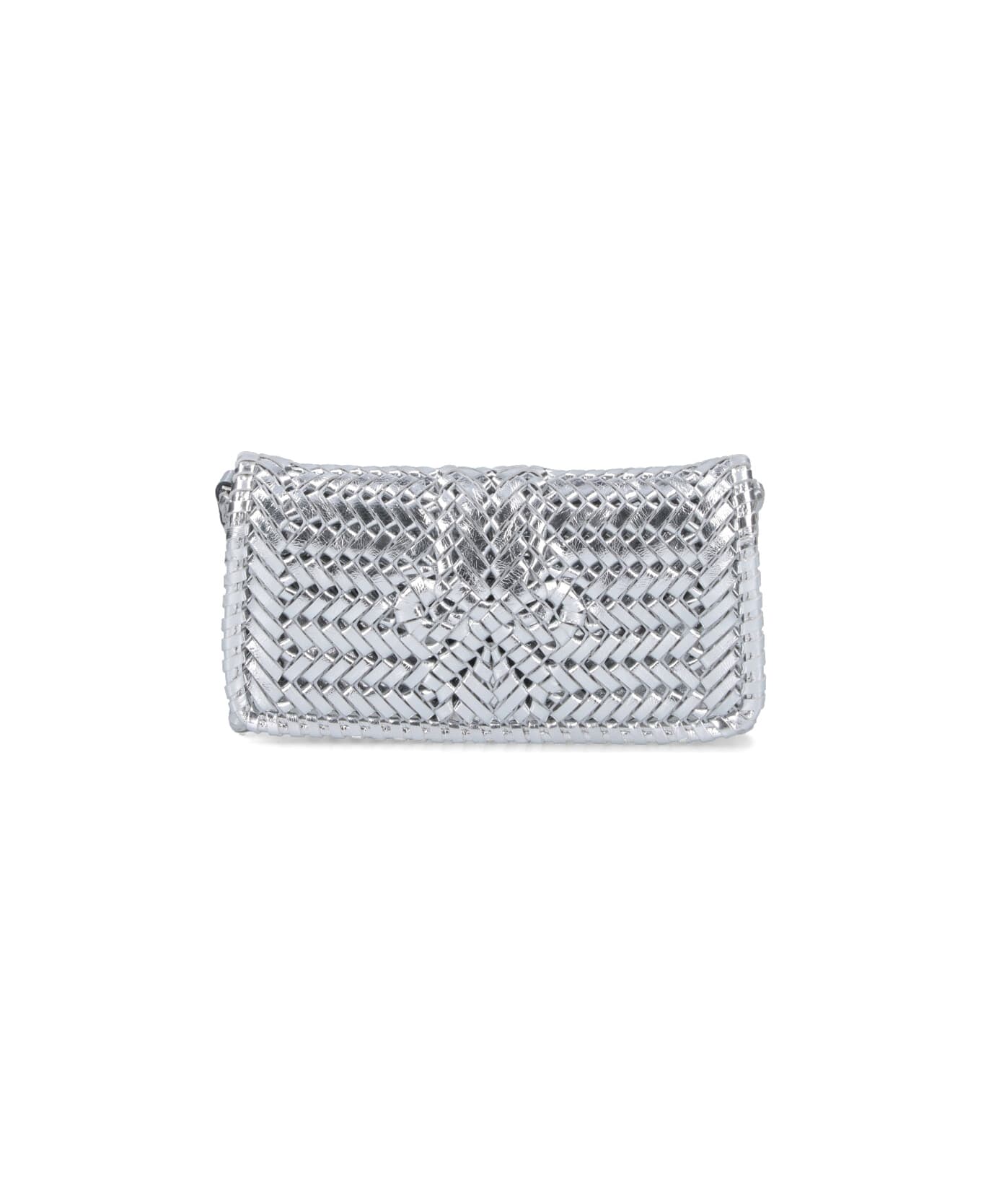 Anya Hindmarch "neeson" Clutch - Silver
