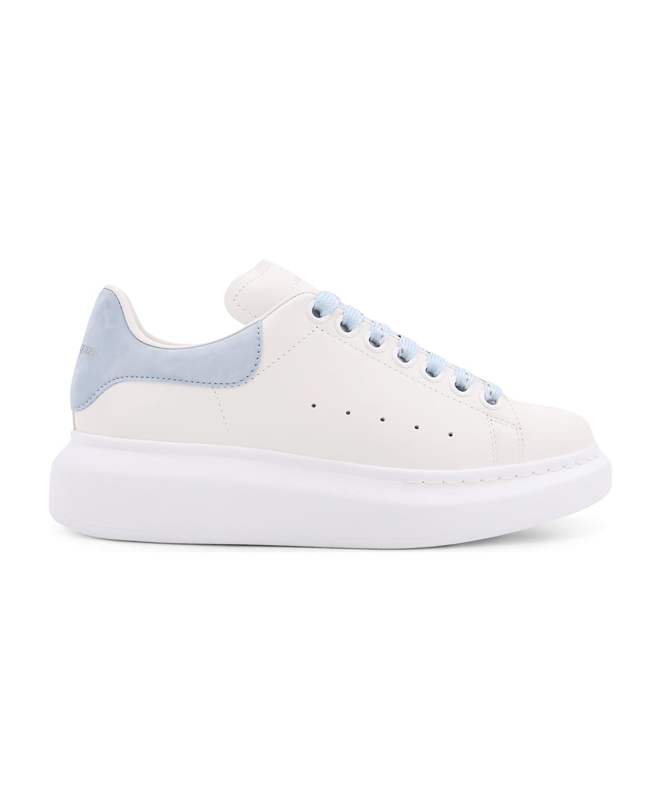 Alexander McQueen Larry Low-top Leather Sneakers - White