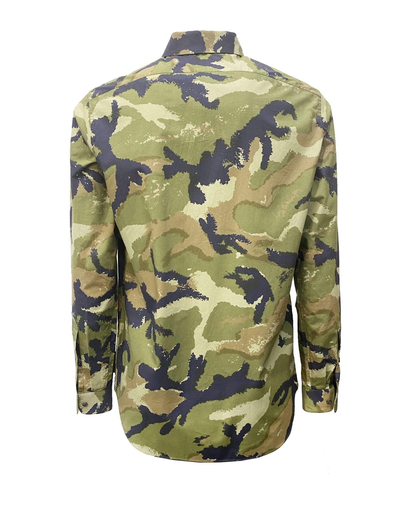 Valentino Camouflage Army Shirt - Green シャツ