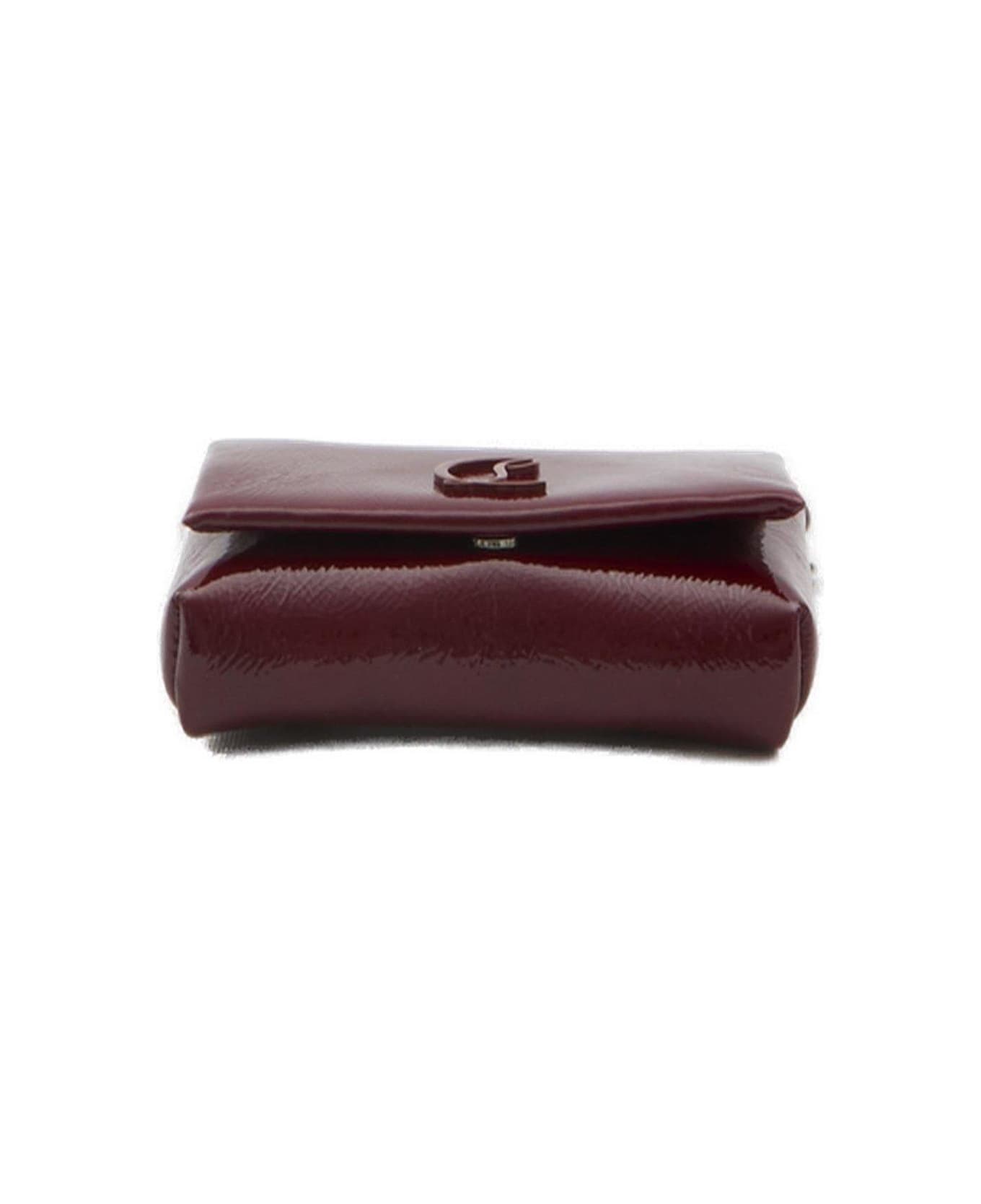 Christian Louboutin Loubi54 Foldover Top Shoulder Bag - Brown
