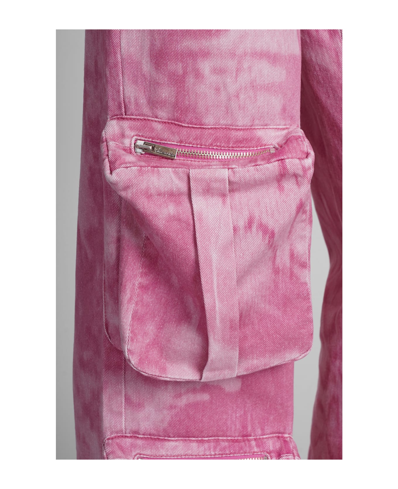 Blumarine Pants In Rose-pink Cotton - Pink ボトムス