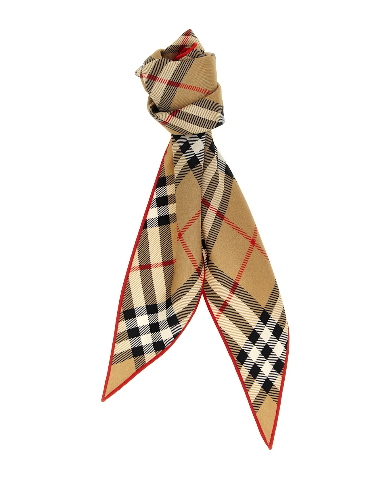 Burberry Check Silk Scarf - Multicolor
