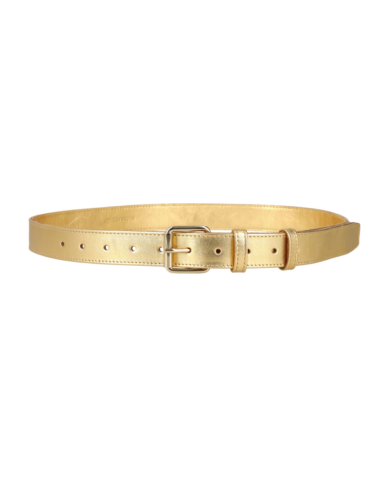 Comme des Garçons Wallet Gold Belt - GOLD