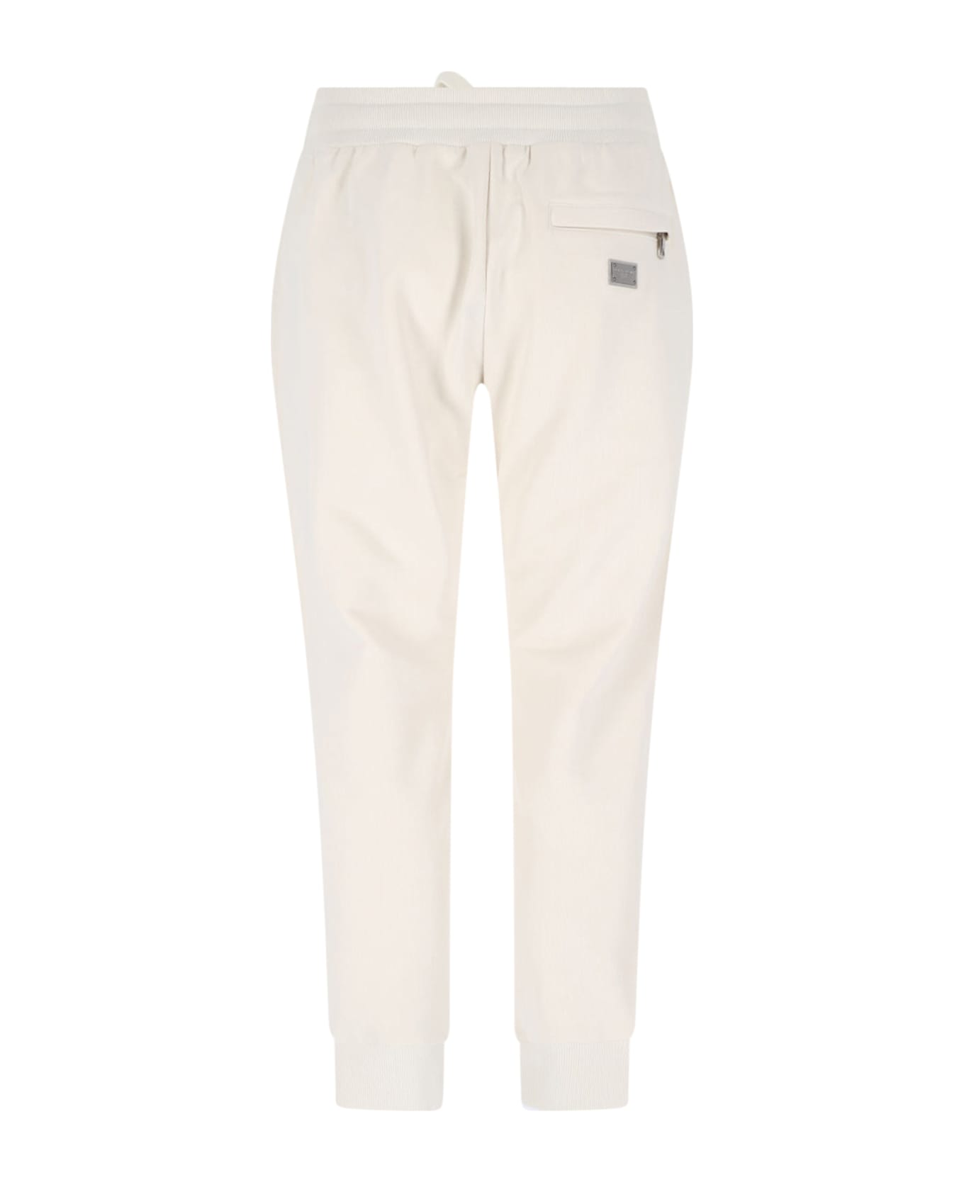 Dolce & Gabbana Logo Track Pants - Cream