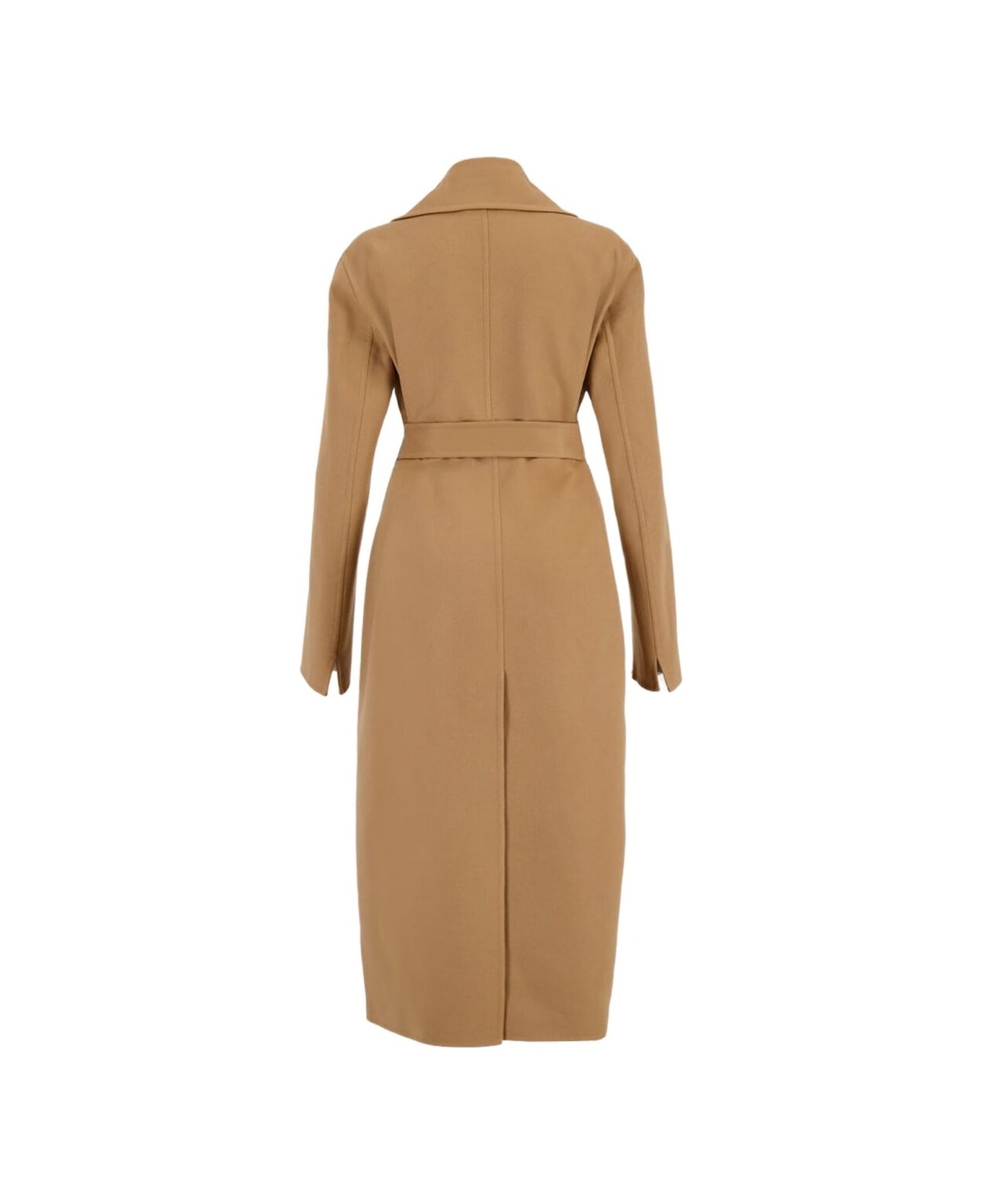 Stella McCartney Wool Double-breasted Coat - Camel