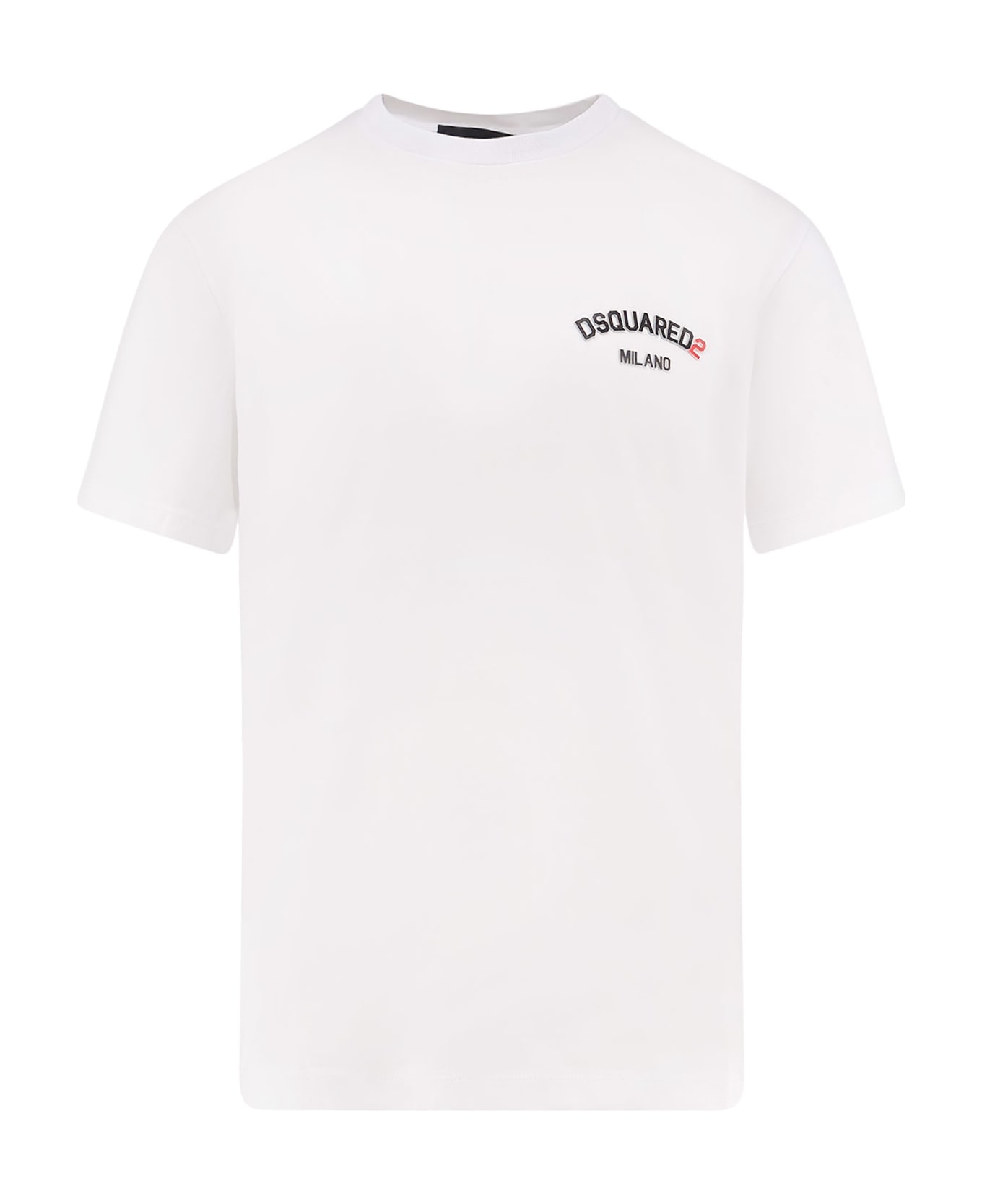 Dsquared2 Regular Fit Cotton T-shirt - White