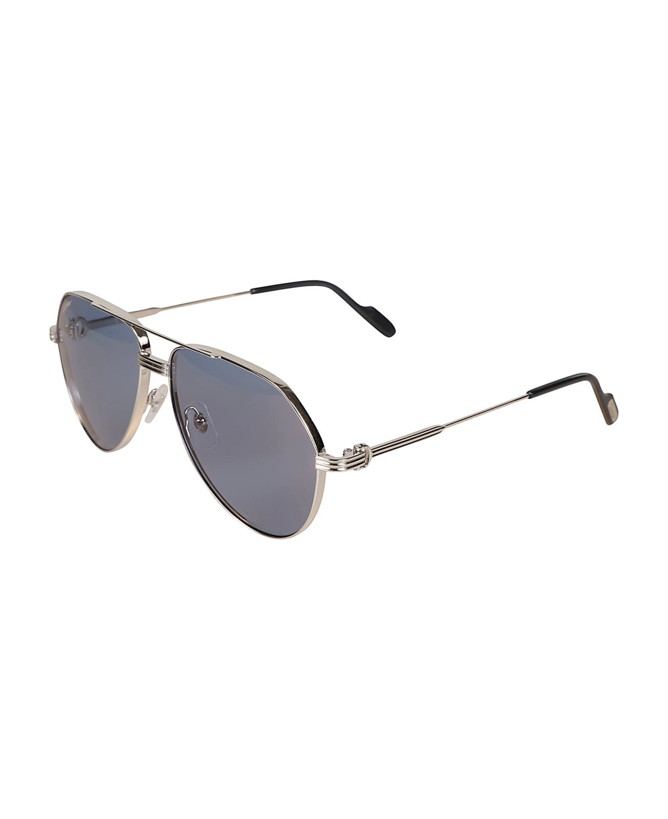 Cartier Eyewear Aviator Classic Sunglasses Sunglasses - silver