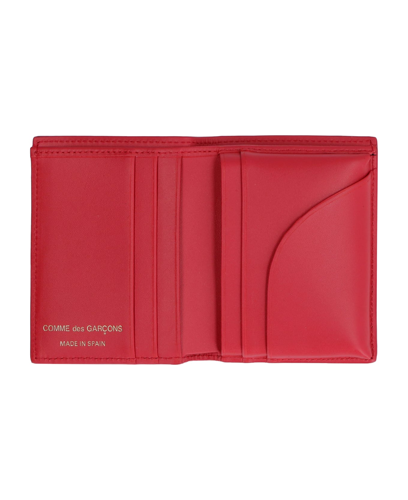 Comme des Garçons Wallet Printed Leather Wallet - red 財布