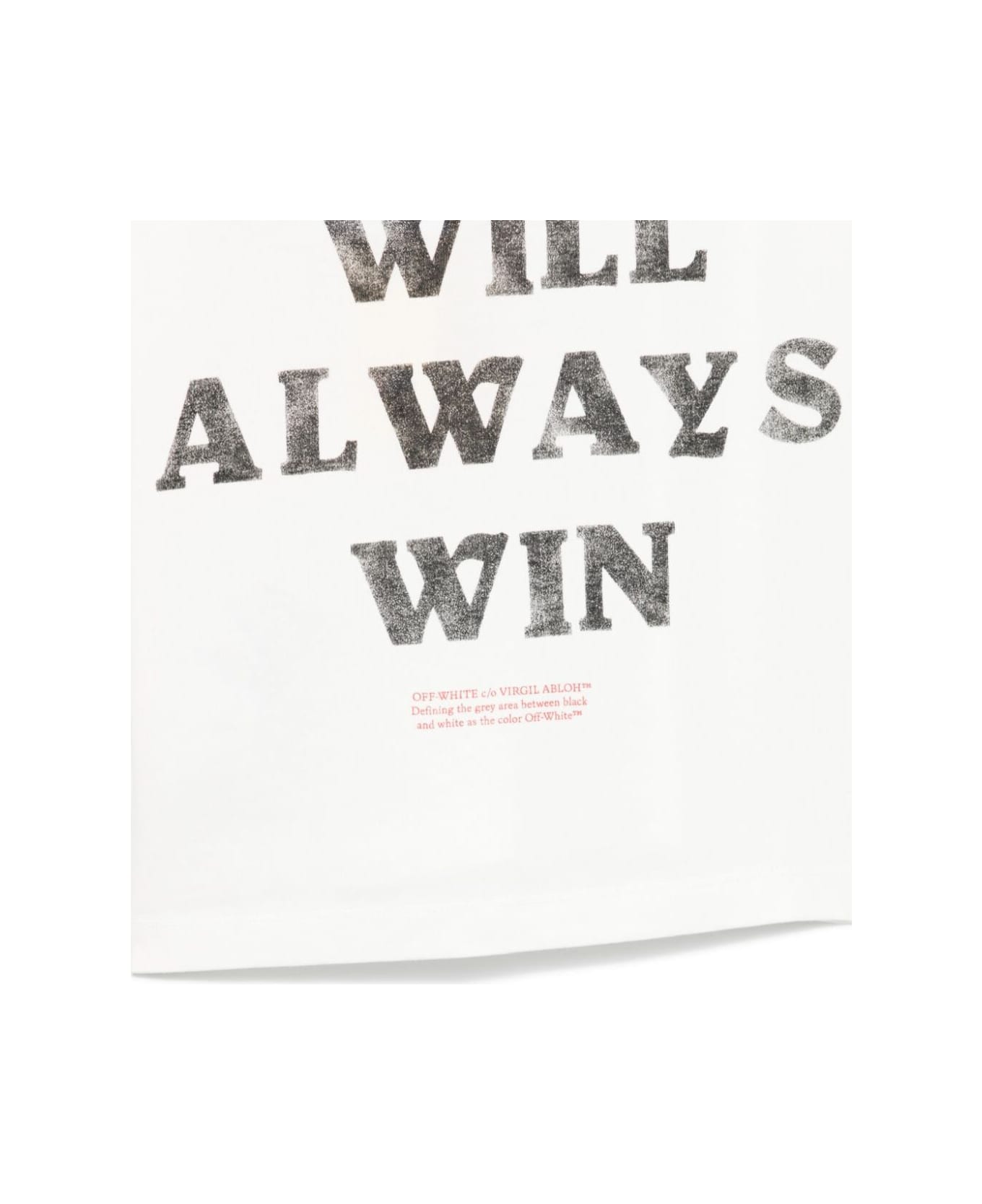 Off-White 
youth
 White T-shirt With Maxi Print On The Back In Cotton Boy - White