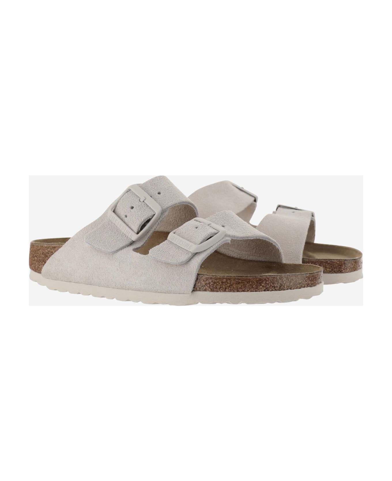 Birkenstock Arizona Suede Sandals - Grey