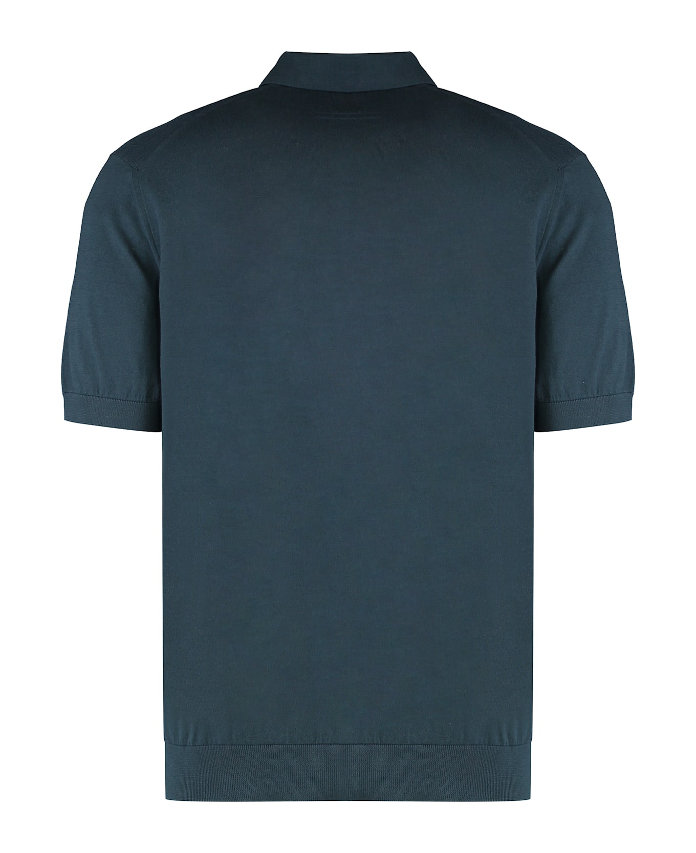 Zegna Knitted Cotton Polo Shirt - green