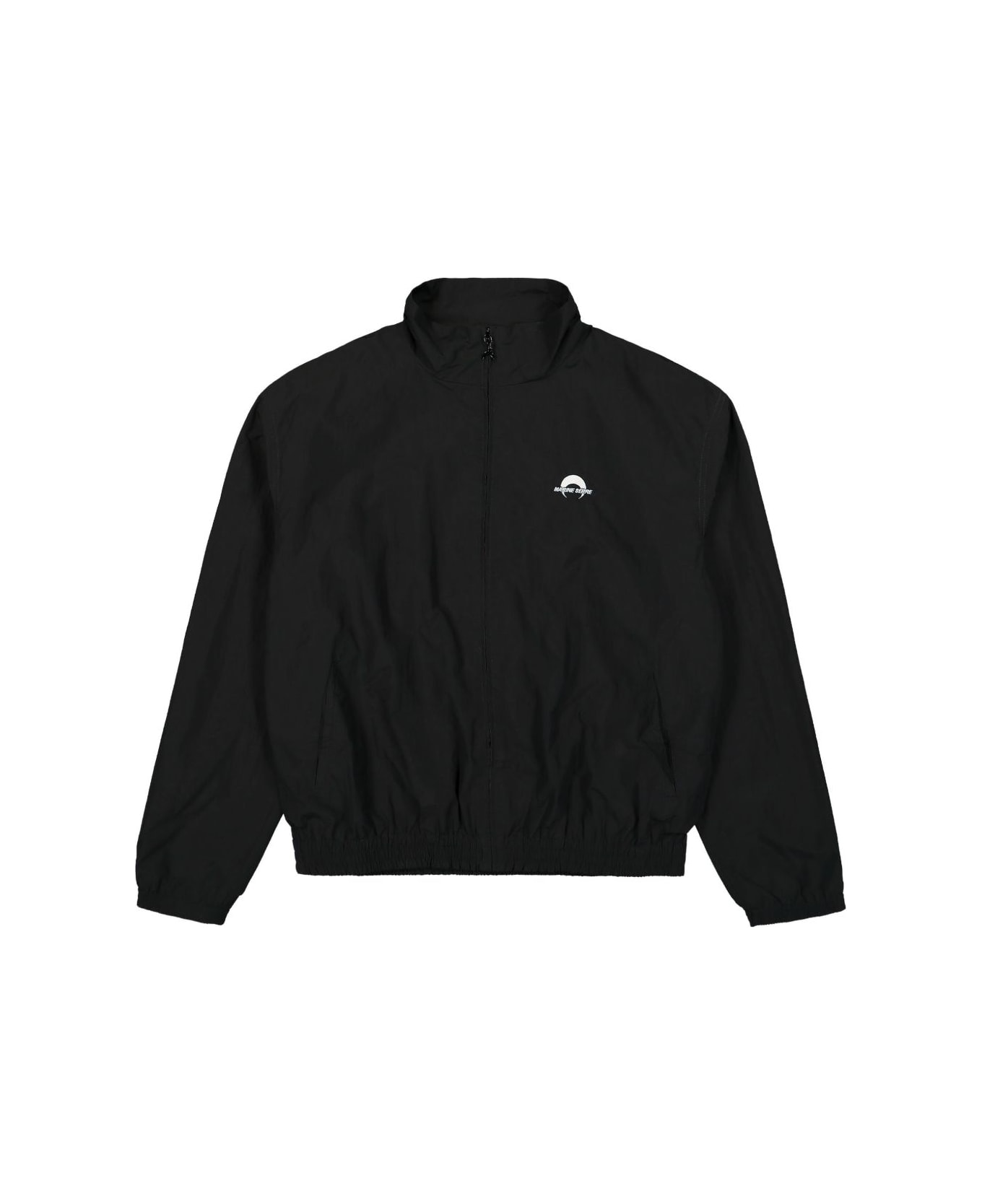 Marine Serre Moon Nylon Track Jacket - Black