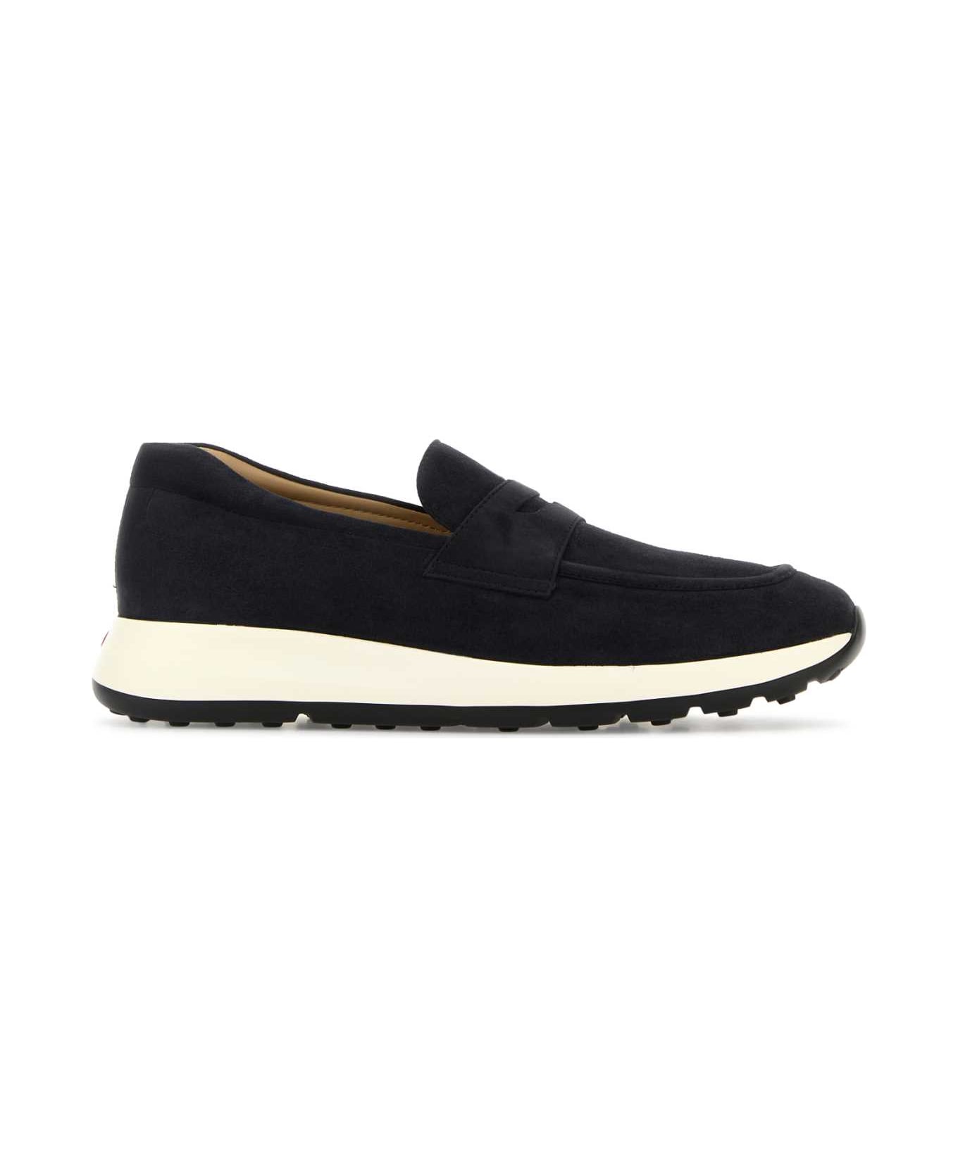 Tod
s Dark Blue Suede Loafers - BLU