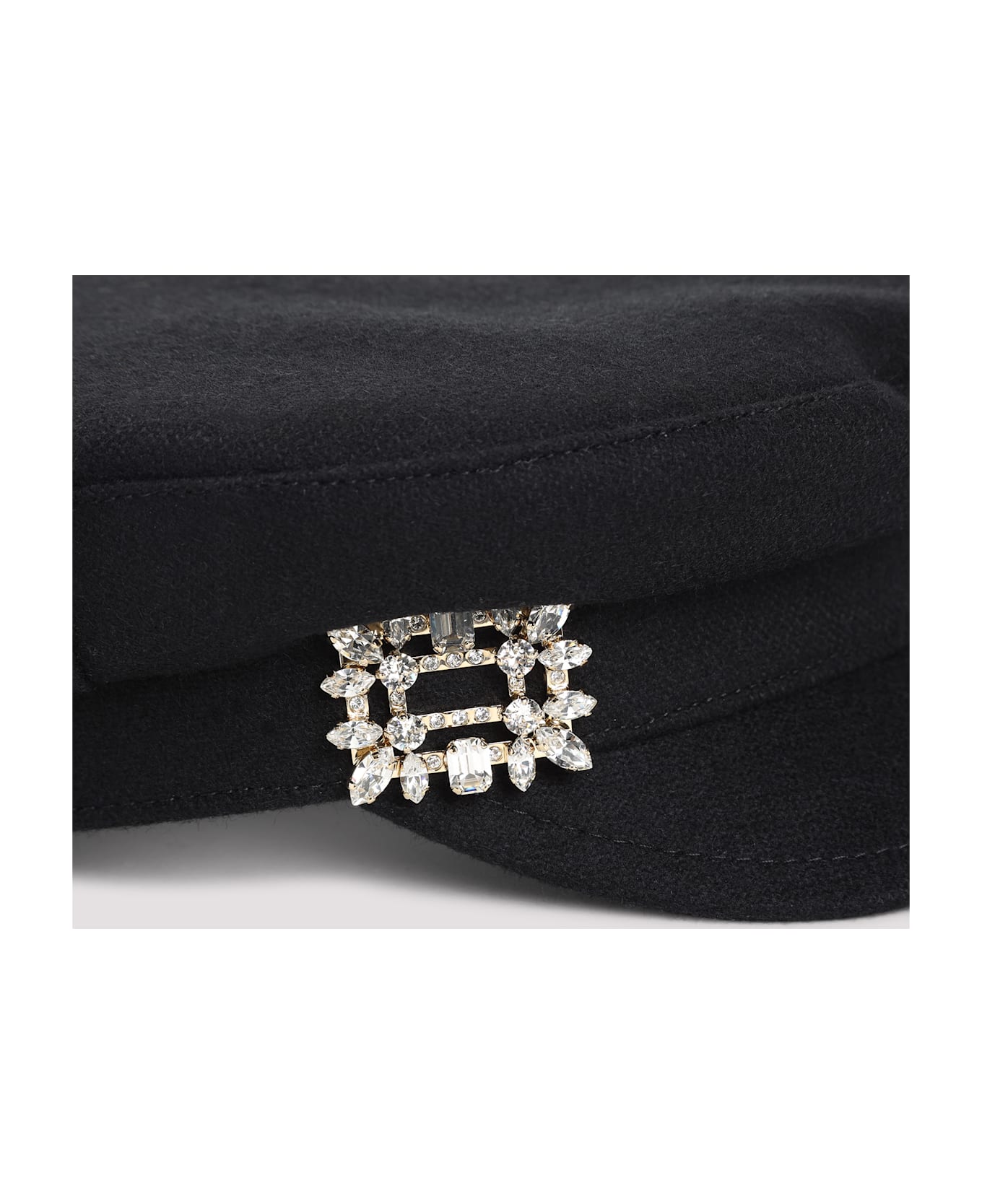 Roger Vivier Broche Sailor Hat - Nero