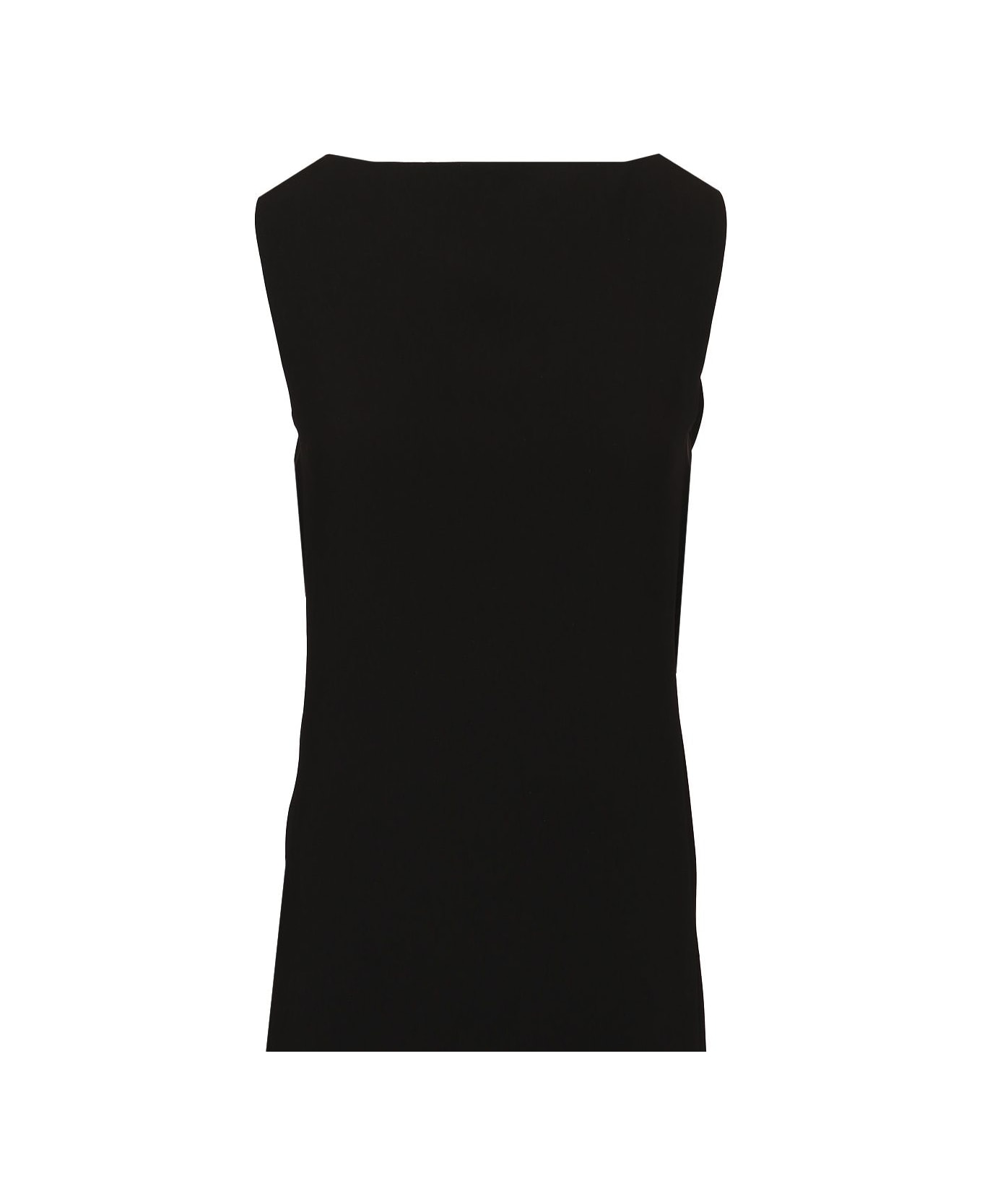 Max Mara Long Cady Dress - BLACK