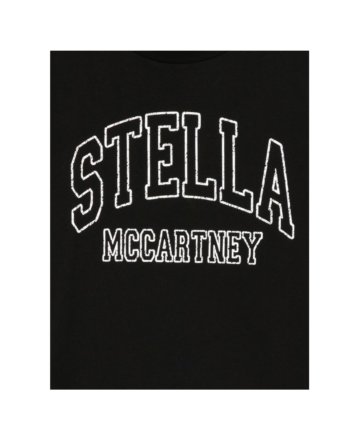 Stella McCartney Kids Logo T-shirt - Black