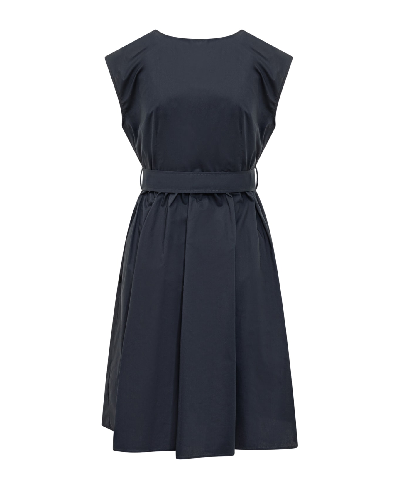 Woolrich Dress With Belt - Blue ワンピース＆ドレス