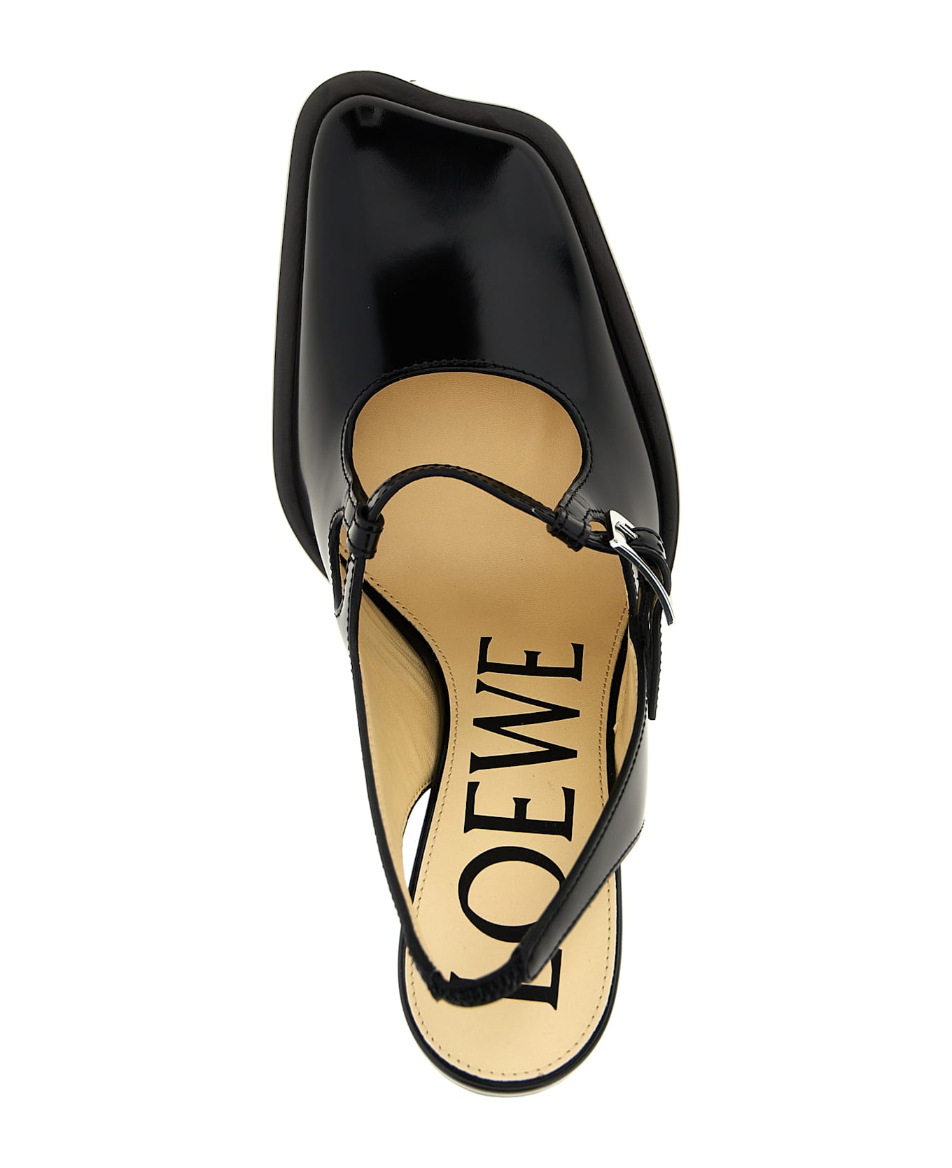 Loewe 'onda' Slingback - Black  