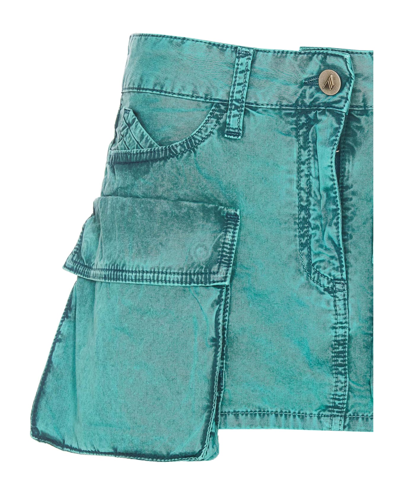 The Attico Mini Skirt - Green