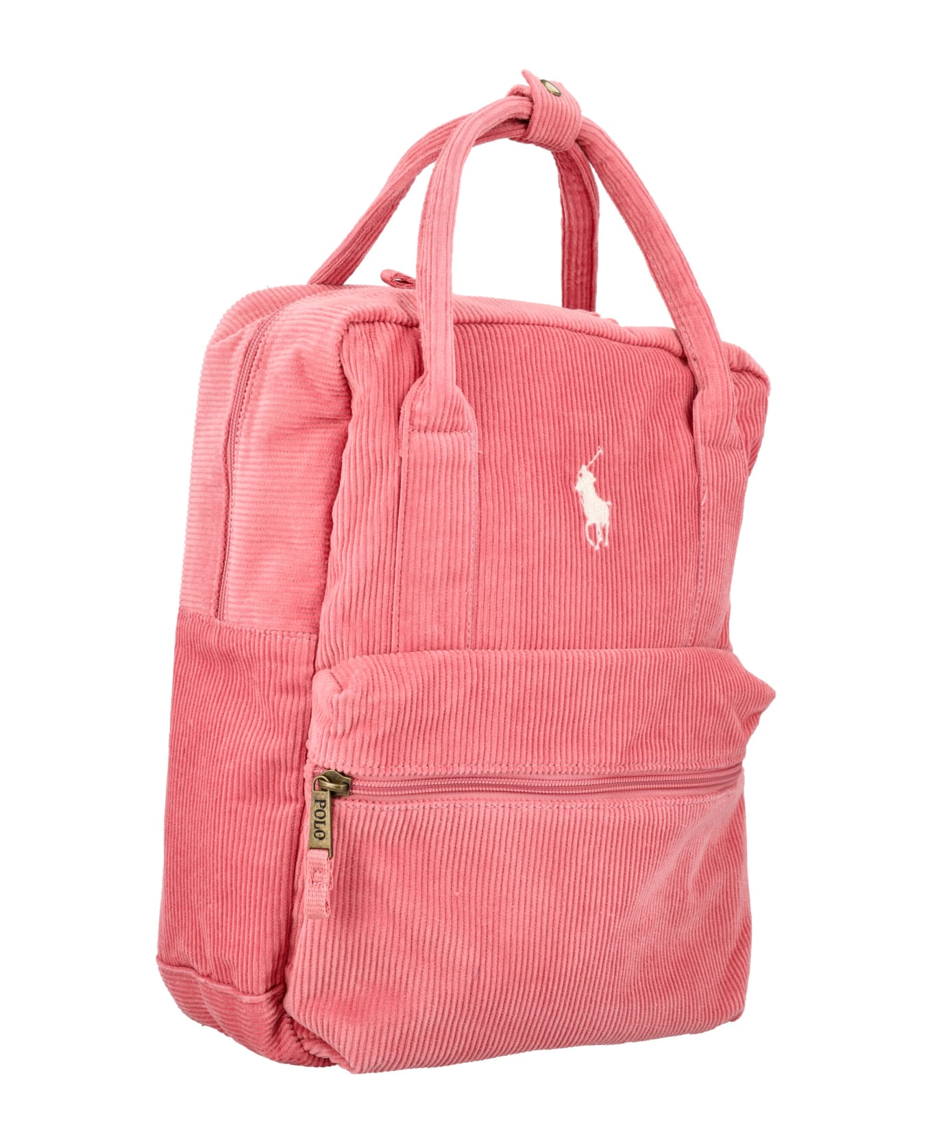 Polo Ralph Lauren Big Pony Corduroy Backpack - PINK