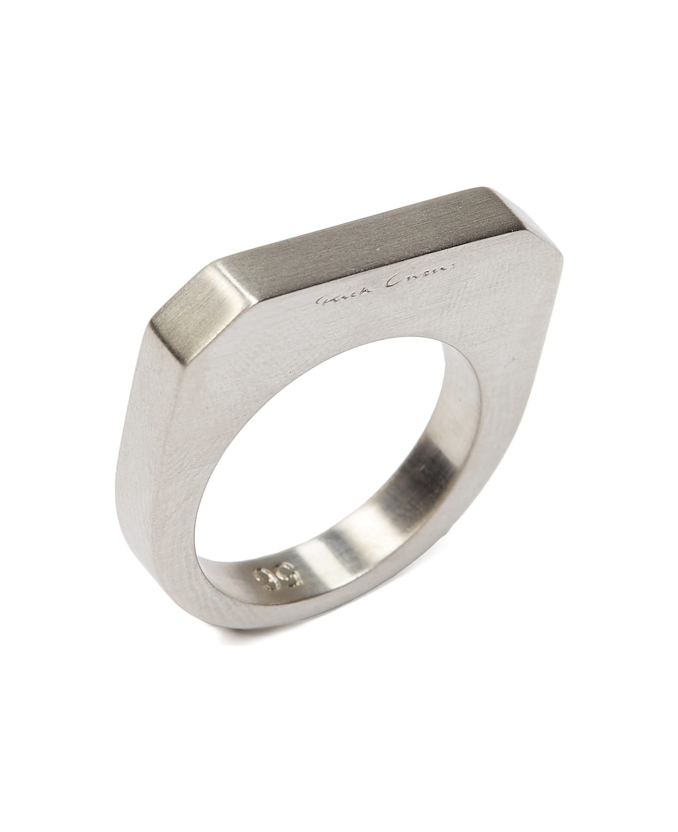 Rick Owens Hollywood Ring - Palladium