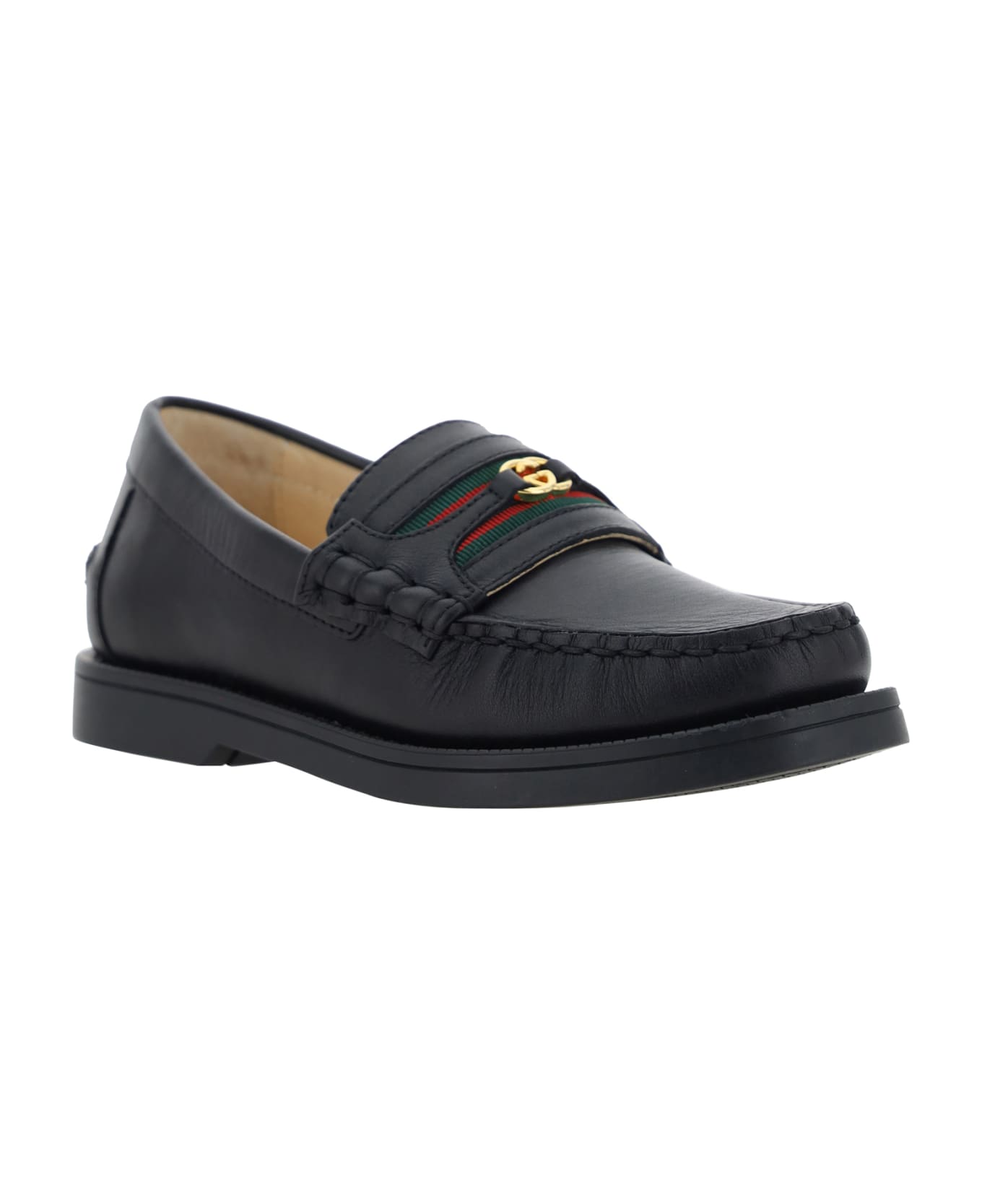 Gucci Loafers For Girl - Black シューズ