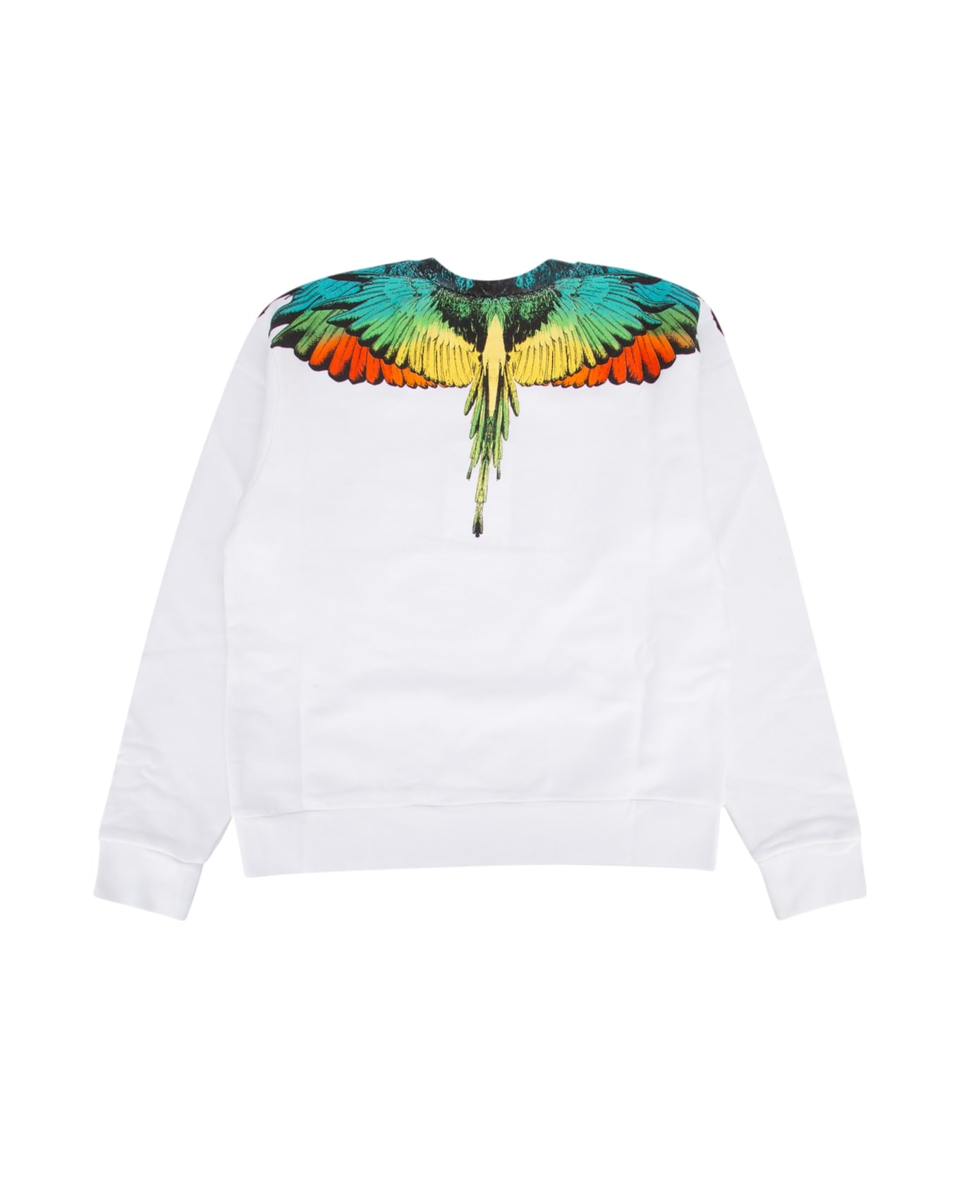 Marcelo Burlon Icon Wings Regular Crewneck White Multic - WHITEMULTIC