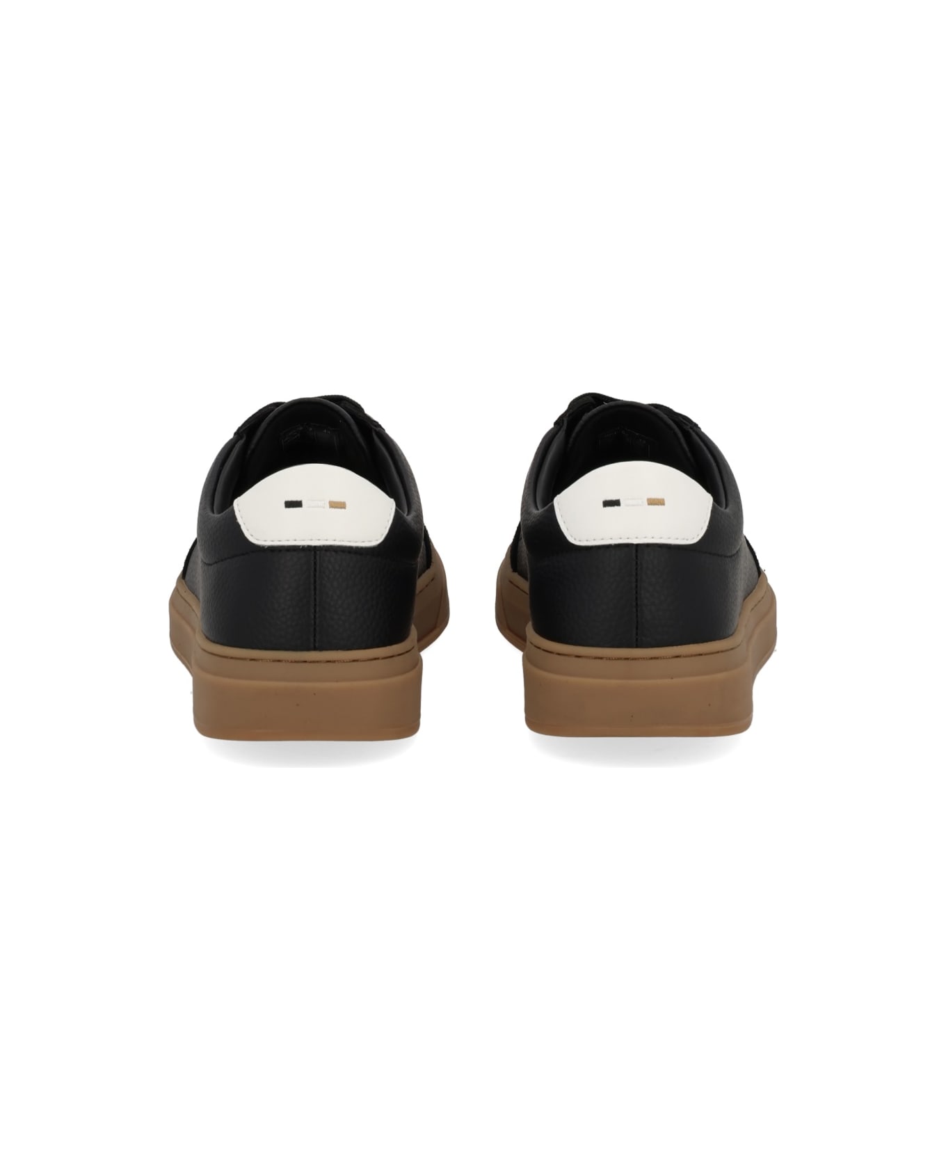 Hugo Boss Leather Sneaker - GREY