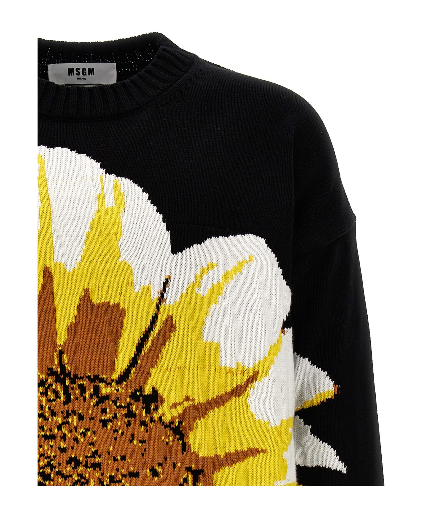MSGM 'margherita' Sweater - Black ニットウェア