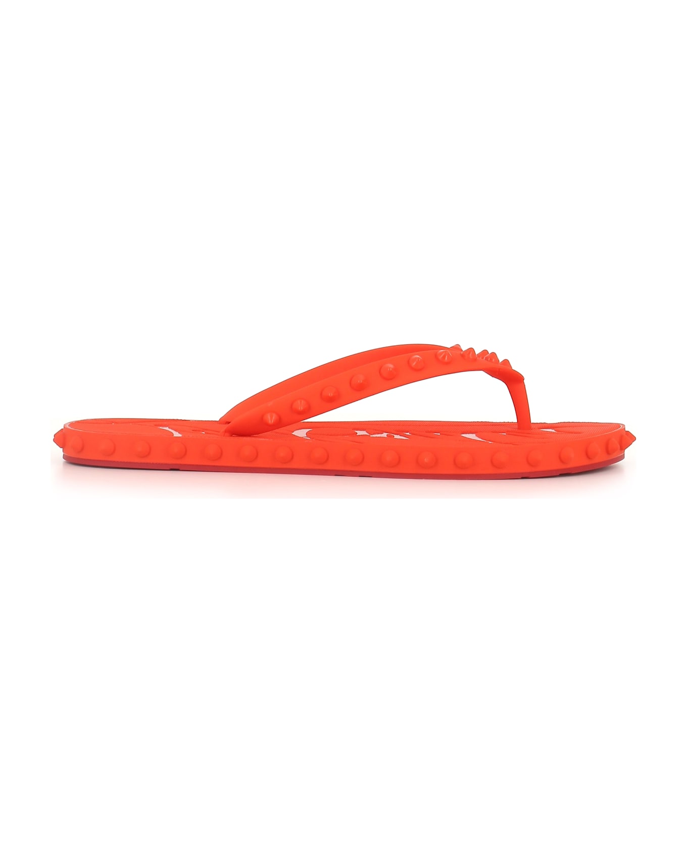 Christian Louboutin Flip-flop Super Loubi Flat - Arancione fluo
