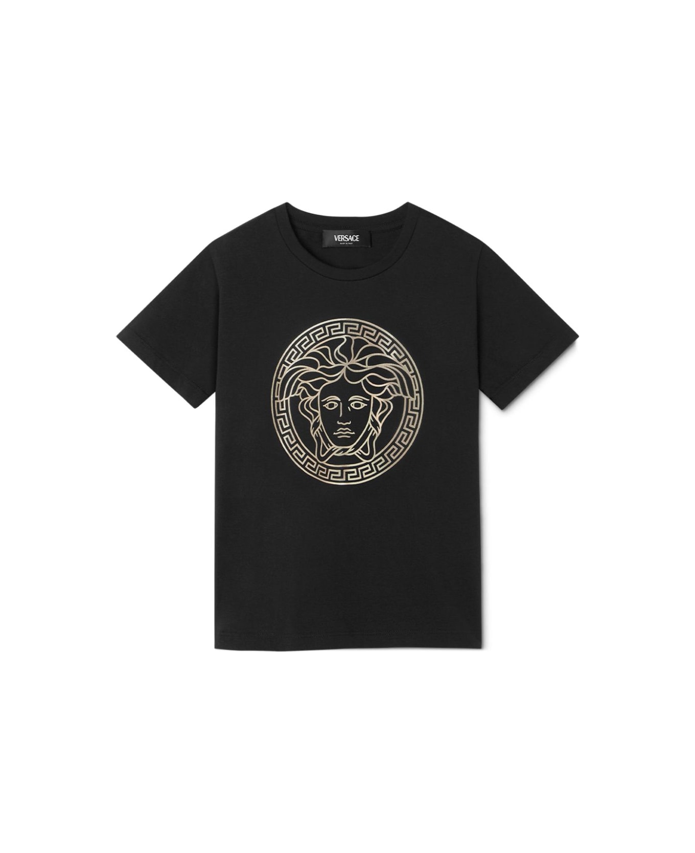 Versace Little Girl
s Black T-shirt - Black